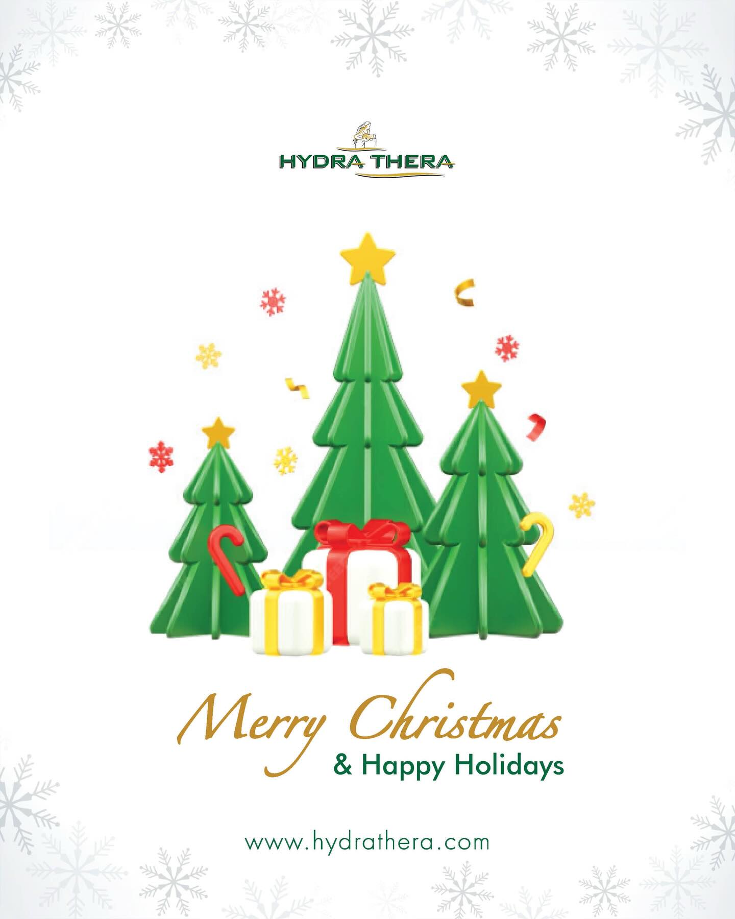 Merry Christmas and Happy Holiday everyone ๐
May the Christmas season bring only happiness and joy to you and your family. ๐
#hydrathera #naturalmineralwater #hydrate #hydration #christmas