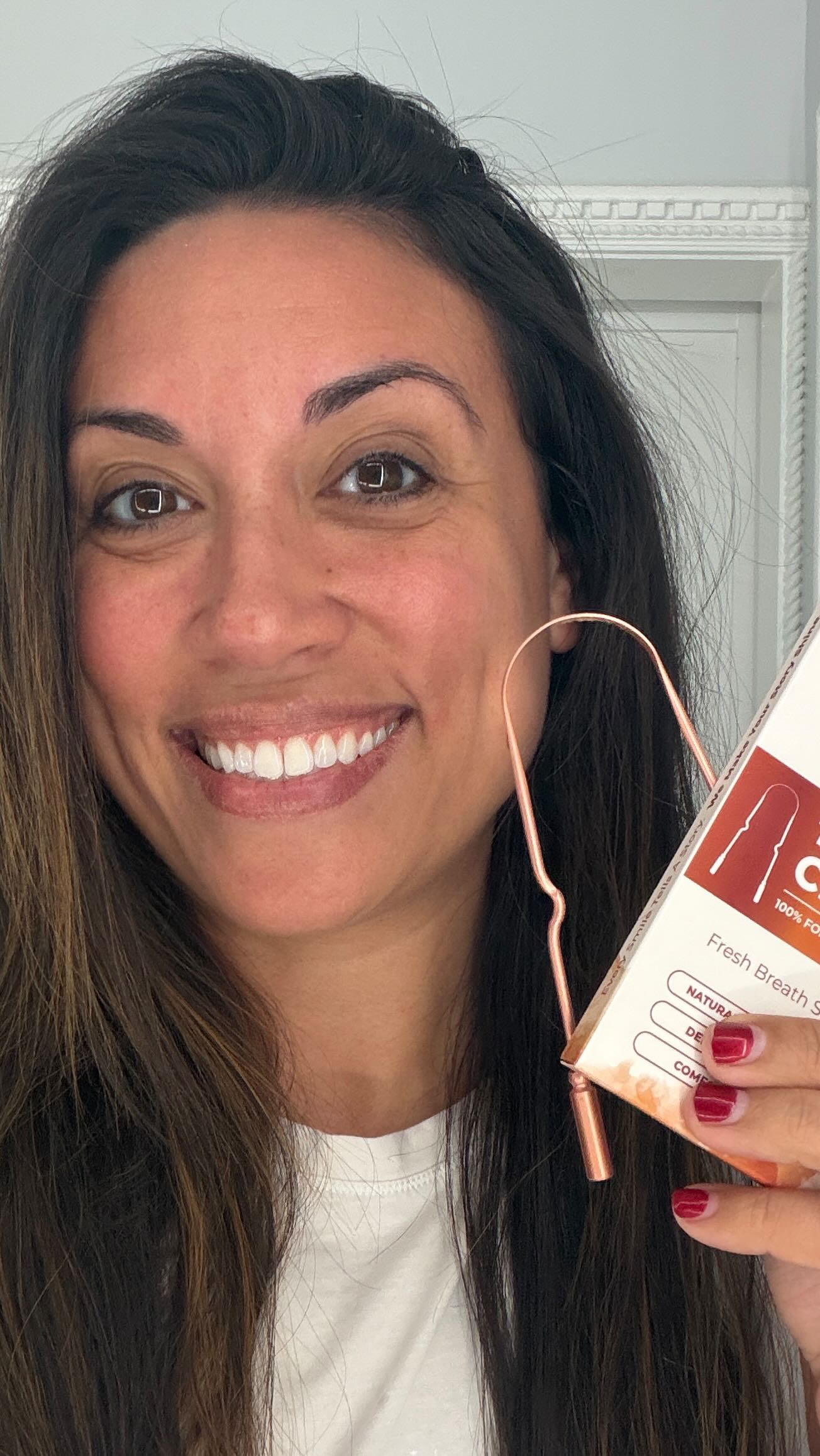 Grateful to be gifted this copper tongue scraper from @brightwhitesoralcare and @drbrigittewhite ✨
As a dental hygienist, I’m big on the often-overlooked basics—and tongue cleaning is one of them. The tongue can harbor odor-causing bacteria and microbes that impact your entire oral environment. Copper is known for its natural antimicrobial properties, which is why I love this tool as part of a simple, daily routine to support fresh breath and overall oral health.
And if you’re sensitive to copper—no worries. There’s also a stainless steel option that’s just as effective 🙌
Small habits. Big impact.
🔗 Link in bio to shop.
#sponsored
#BrightWhitesDental #DrBrigitteWhite #TongueScraper #CopperTongueScraper
OralHealthMatters DentalHygienistApproved HealthyMouthHealthyBody
HolisticOralCare MicrobiomeHealth DailyDentalCare WellnessFromWithin