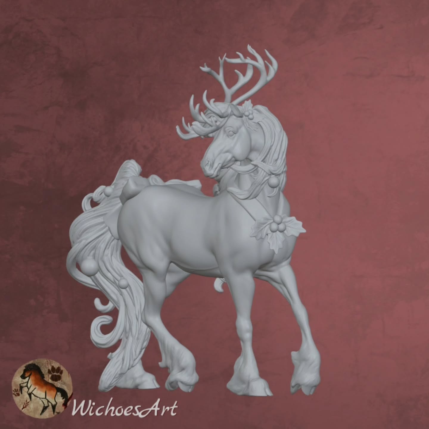 ๐ ๐ฟ๐. ๐๐น๐ฎ๐๐ ๐บ๐ถ๐ ๐๐ฒ๐๐ฒ๐ถ๐ต
Zwischen stillen Tannenzweigen
haucht der Winter sanft sein Lied.
Sterne glรผhen, Funken steigen,
wenn die Nacht in Wunder zieht.
Durch die Stille zieht ein Rentier,
glรคnzt sein Fell im Mondeschein,
trรคgt ein Funkeln in den Augen,
trรคgt ein Stรผck von Zauber heim.
Aus dem leisen Glanz der Wรคlder
tritt sie sanft ins Kerzenlicht,
trรคgt das Zeichen alter Wunder,
das man nur im Herzen sieht.
Mit Geweih und roter Schleife,
Kugeln funkeln sacht und klar,
Mrs. Claus zieht durch den Winter โ
still, erhaben, wunderbar. ๐โจ
ยปยปโโโโ-ใโกใโโโโ-ยซยซ
๐ ๐ฟ๐. ๐๐น๐ฎ๐๐ ๐๐ถ๐๐ต ๐ฎ๐ป๐๐น๐ฒ๐ฟ๐
Between the silent fir tree branches
winter hums a gentle tune.
Stars are glowing, sparks are rising
as the night draws close to wonderโs bloom.
Through the stillness moves a reindeer,
shimmering in silver light,
magic sparkling in its eyes,
carrying a piece of wonder through the night.
From the forestโs quiet gleaming
she steps softly into glow,
bearing signs of ancient marvels
only hearts can truly know.
With her antlers and red ribbon,
ornaments that softly gleam,
Mrs. Claus walks through the winter โ
calm, majestic, like a dream. ๐โจ
#Weihnachtszauber #Wintermรคrchen #MrsClaus #HorseLove #FantasyHorse