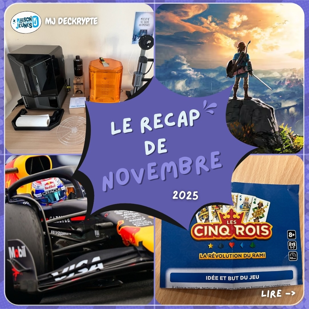 Les Actus MJ continuent ! 🔥
Chaque mois, on te partage les news, les bons plans et nos coups de cœur sur Insta ! 🎤🎬🎮🏎️🎨
Au programme ce mois-ci :
📰 Info du mois – par les jeunes de la MJ et l’équipe d’animation
👑 La rubrique du Big Boss – par Mathias (Coordinateur)
🎬 Ciné-Partage – par Mathias (Coordinateur)
🎨 Artiste du mois – par Clothilde K. (Jeune)
🎮 Jeux Vidéos – par la « ProWolf »
🌟 Actus People – par les jeunes de la MJ
🏎 Formula One – par Clothilde K. (Jeune)
📸 Photos MJ – par les jeunes de la MJ
💘 Les conseils du Dr. Love – par Dr.Love ...
📊 Sondages – par les jeunes de la MJ et l’équipe d’animation
💬 N’hésitez pas à réagir avec nous en commentaire !👇🔥