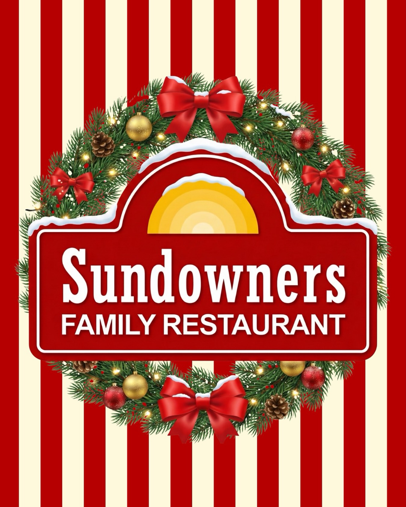 Merry Christmas from the entire Sundowners Family! 🎅🎄 From our kitchen to your homes, we wish you a day filled with joy, family, and wonderful food. Thank you for making us part of your traditions. #MerryChristmas #SundownersFamily #FontanaCommunity #Sanbernardinocommunity