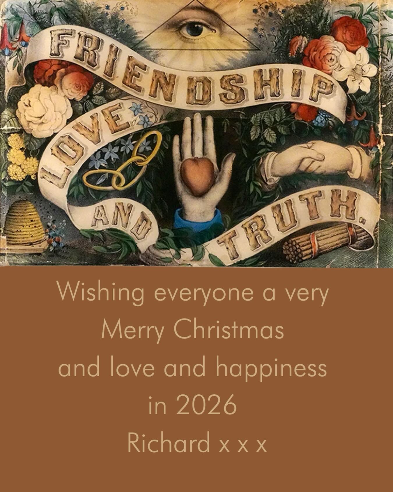 Season’s Greetings! Have a great Christmas and all the best for 2026. Love Richard xxx