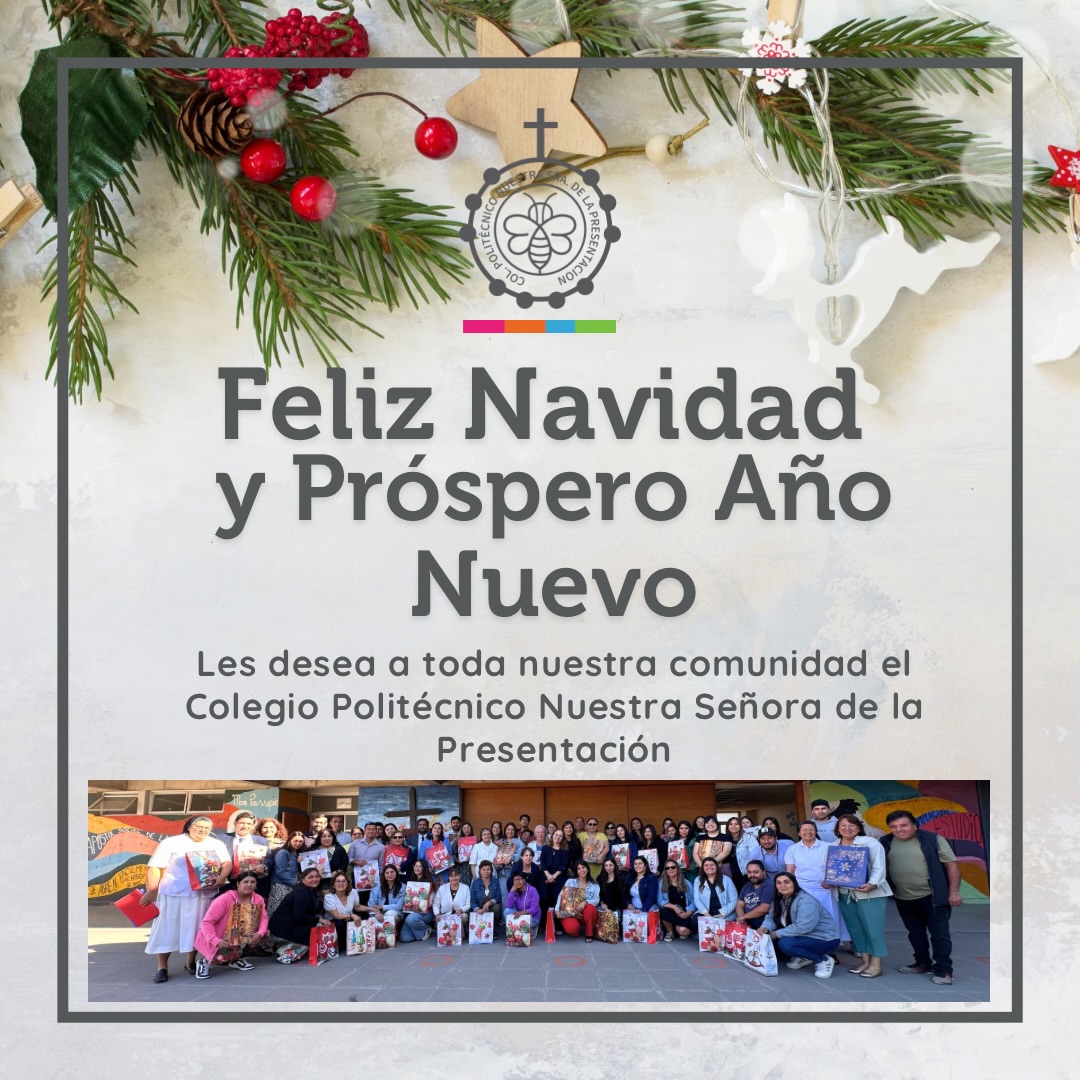 ✨ ¡Feliz Navidad y un bendecido 2026! ✨
Desde la Comunidad Educativa del Colegio Politécnico Nuestra Señora de la Presentación, queremos enviar un abrazo fraterno a todas nuestras familias, estudiantes y colaboradores. 🎄💙
Que el nacimiento del Niño Jesús ilumine cada hogar, renovando nuestra fe y el compromiso de seguir creciendo juntos en valores y sabiduría. Que el año que comienza sea una nueva oportunidad para alcanzar grandes metas.
¡Gracias por ser parte de nuestra historia! 🌟
#ColegioLaPresentación #NavidadEnComunidad #Feliz2026 #EducaciónConValores #PropósitoYFe
