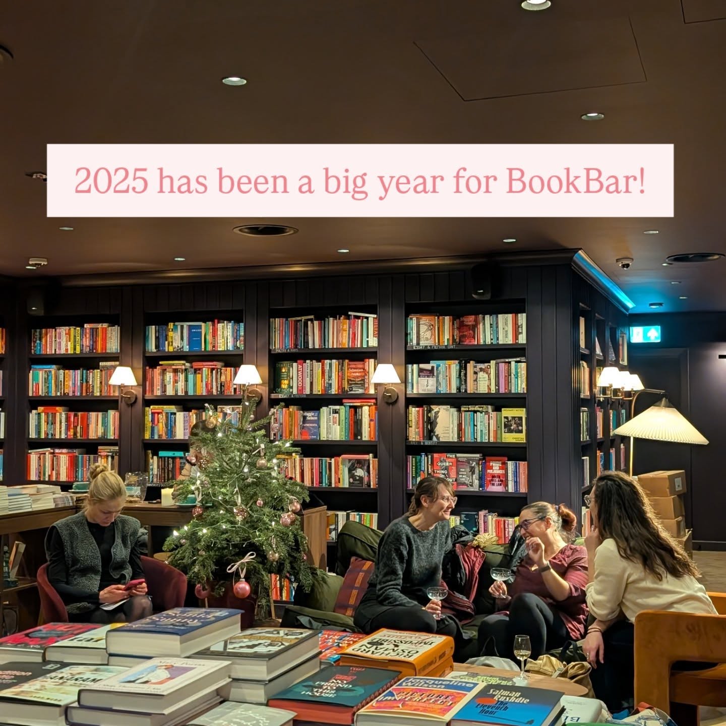 It's been quite a year...! With endless highlights, thousands and thousands of book recommendations, countless glasses of wine and pours of coffee, wonderful conversations with new and old friends, many wonderful events with authors, plus a whole new community to connect with, 2025 is a year we won't forget.
We are so, so thankful to everyone who has supported us this year and cannot wait to share more bookish joy with our incredible community in 2026.
We're open until 5pm in both our shops to end your year in bookish style.
Have a restful start to the New Year and see you in 2026!