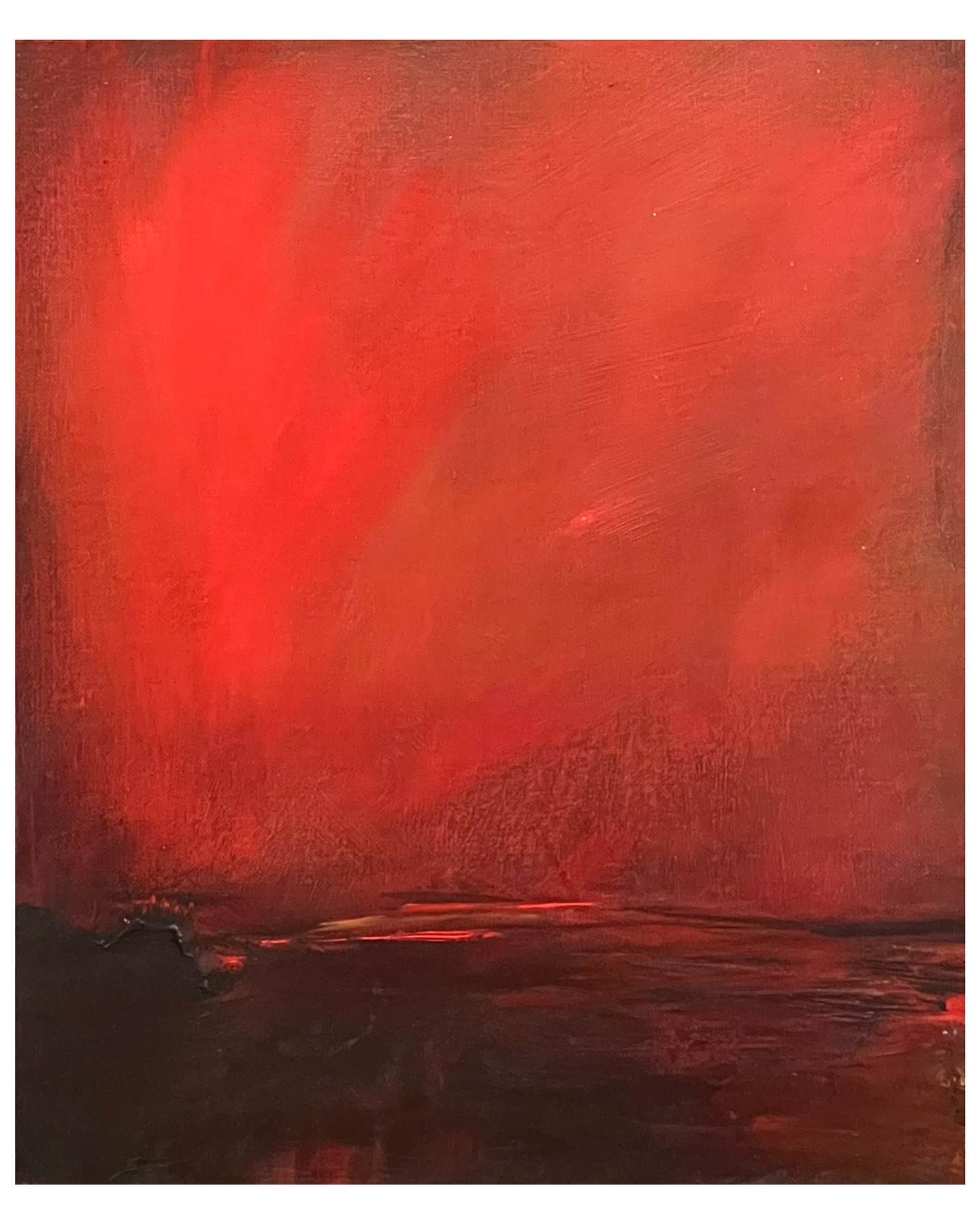 I love cadmium red, and so does the camera - it amps up the glow, so it can be tricky to photograph 😍
Another small painting from the studio, I’m making the most of the holiday break 😁
Acrylic on canvas board, 30x25cm