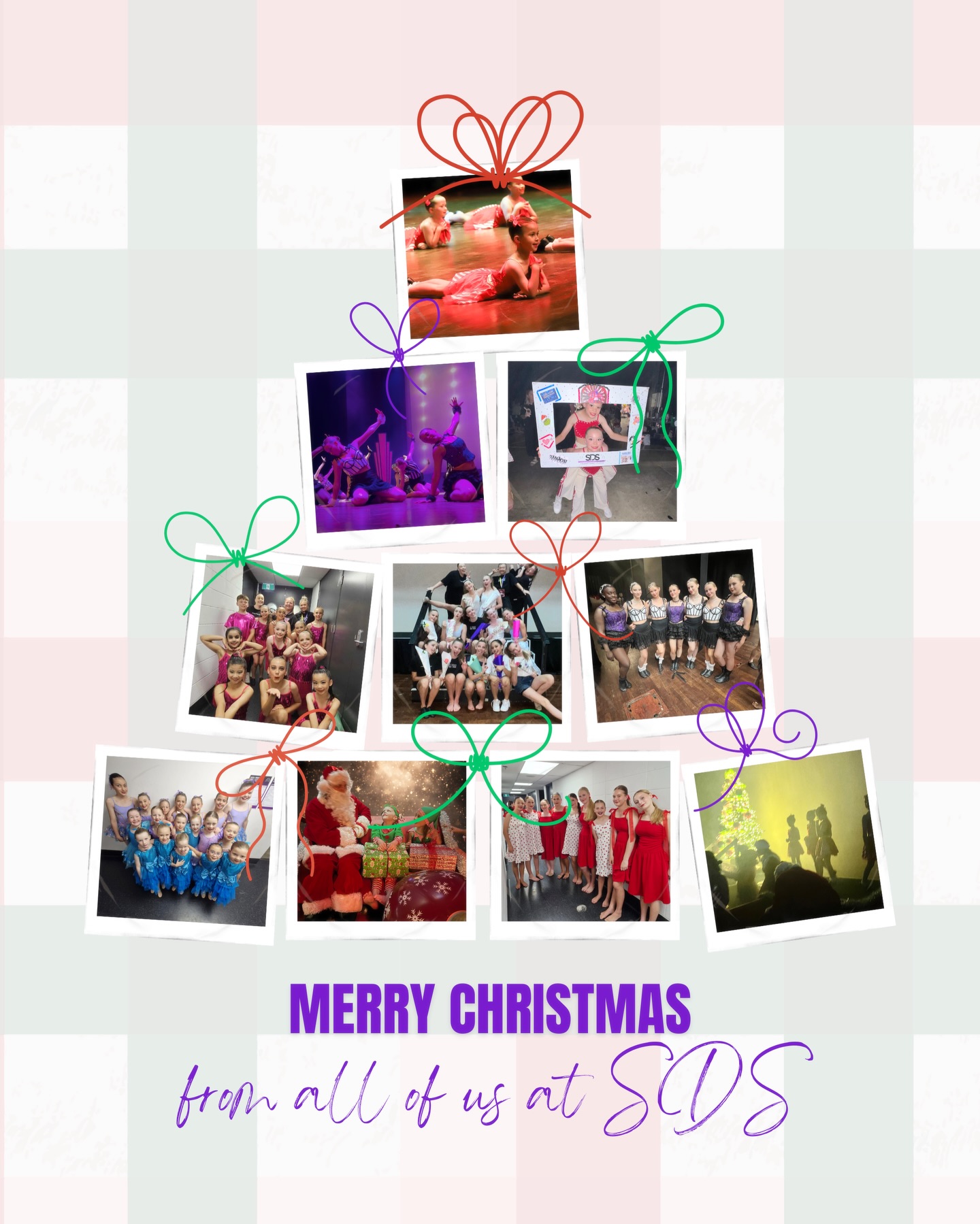 Merry Christmas from all of us at Stewart Dance Studios ๐๐ We hope your day has been filled with time spent with whฤnau, lots of laughter, good food, and special moments together ๐
๐ผ๐ Sending lots of love and festive cheer to all our dancers and families ๐ฅฐโจ