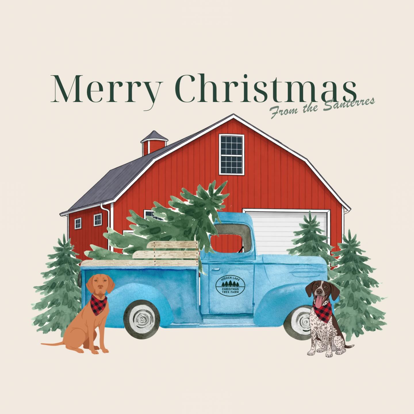 Merry Christmas 🎄✨ We hope your day is filled with laughter, love, and time spent with the people who matter most. Thank you for sharing your holiday traditions with us at Hidden Lake Christmas Tree Farm ❤️
— The Santerres