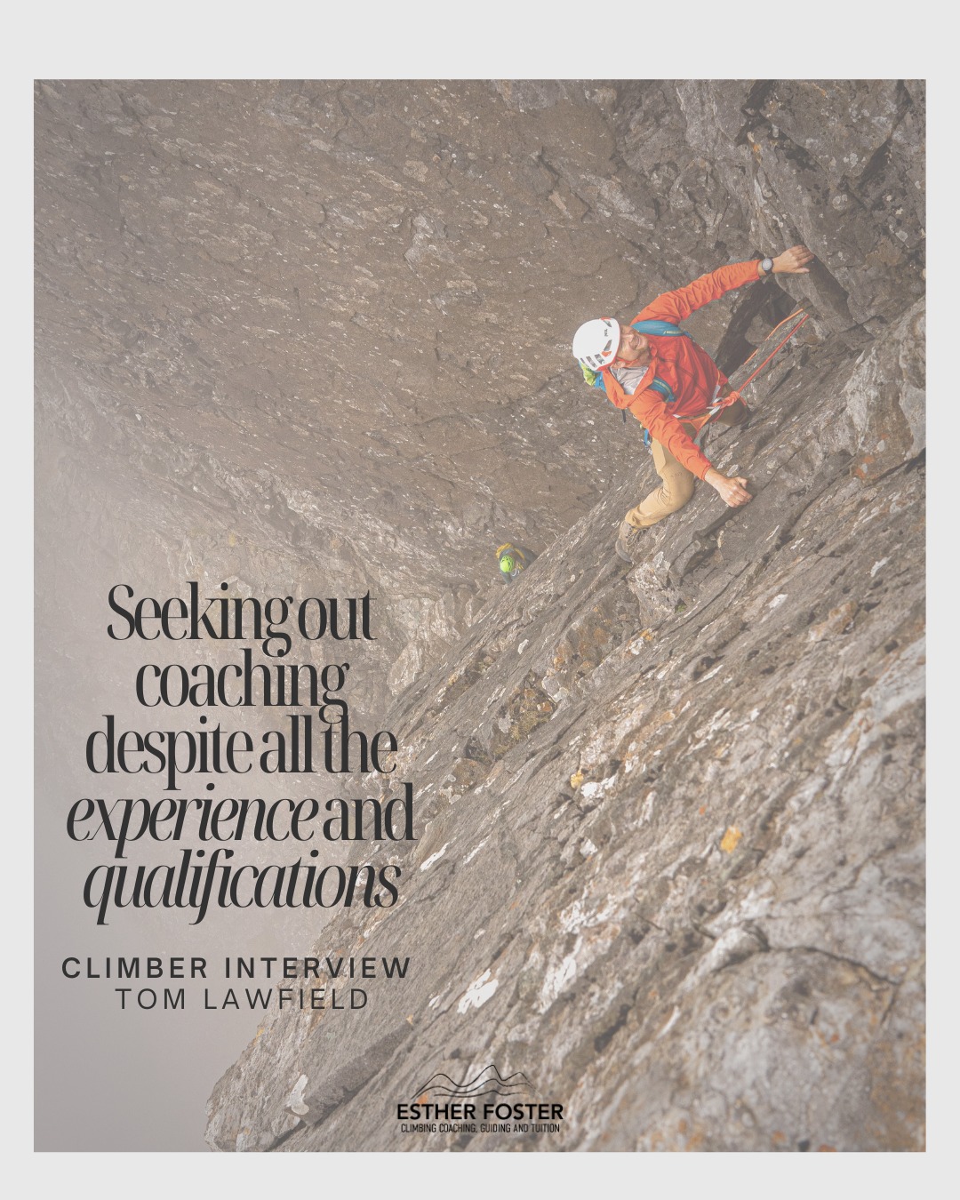 For Tom, climbing VS often felt like ‘survival climbing’ - able to get up there….but knowing inside that he felt scrappy, self conscious, and was just ‘getting it over with’.
Now, he’ll often feel pretty steady on E1. Like he’s REALLY climbing - smooth, calm, secure, competent. 💪
I caught up with Tom before he set off on another adventure to Antarctica, and he shared what coaching has felt like for him over the past few years.
➡️ You can read the full interview in the ‘article’ section on my website…link in bio.
@tomlawfield runs Summit Guides...check them out for some pretty incredible expeditions and adventures! 🏔🏞🌄🧗🏿♂️