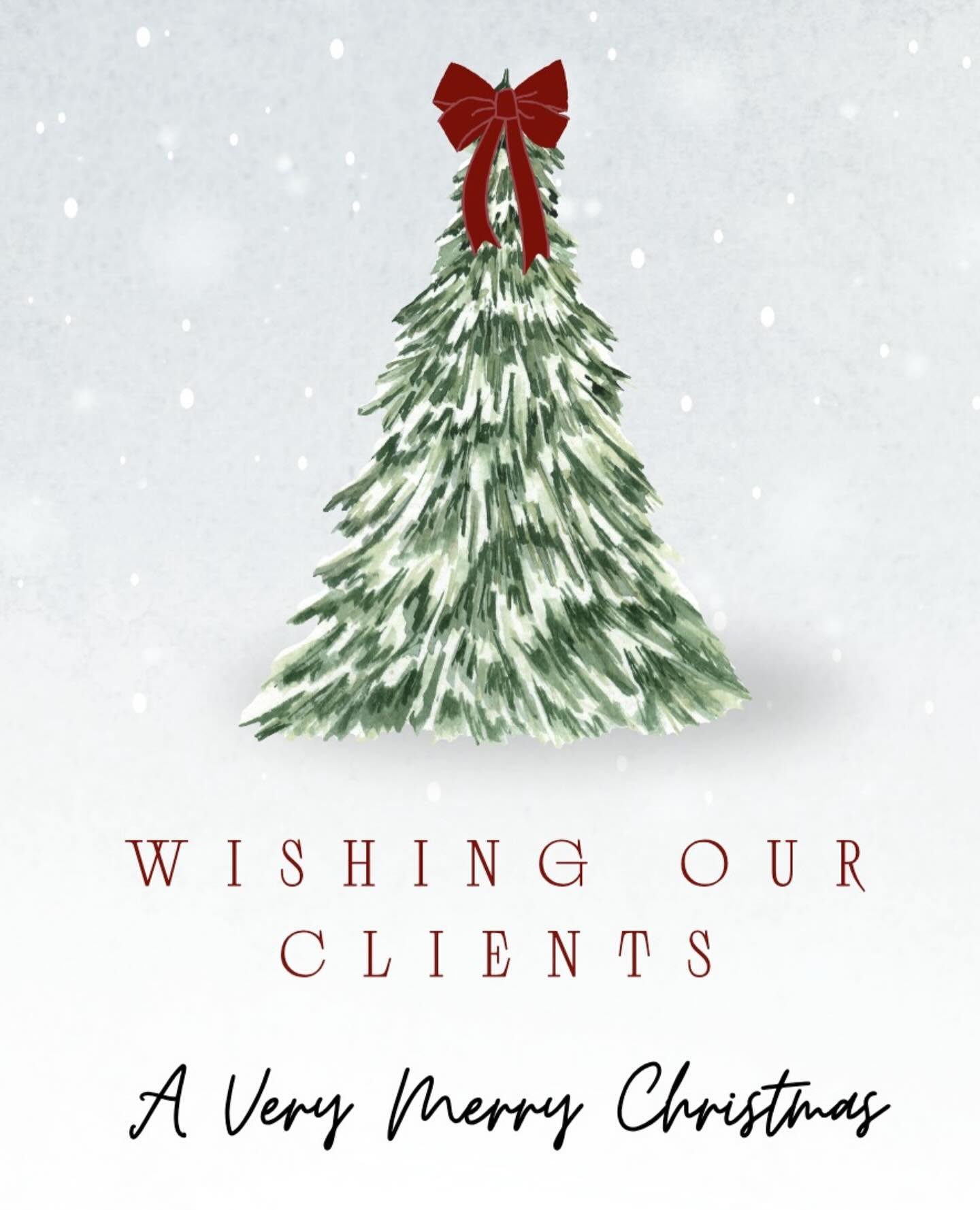 Merry Christmas + Happy New Year.