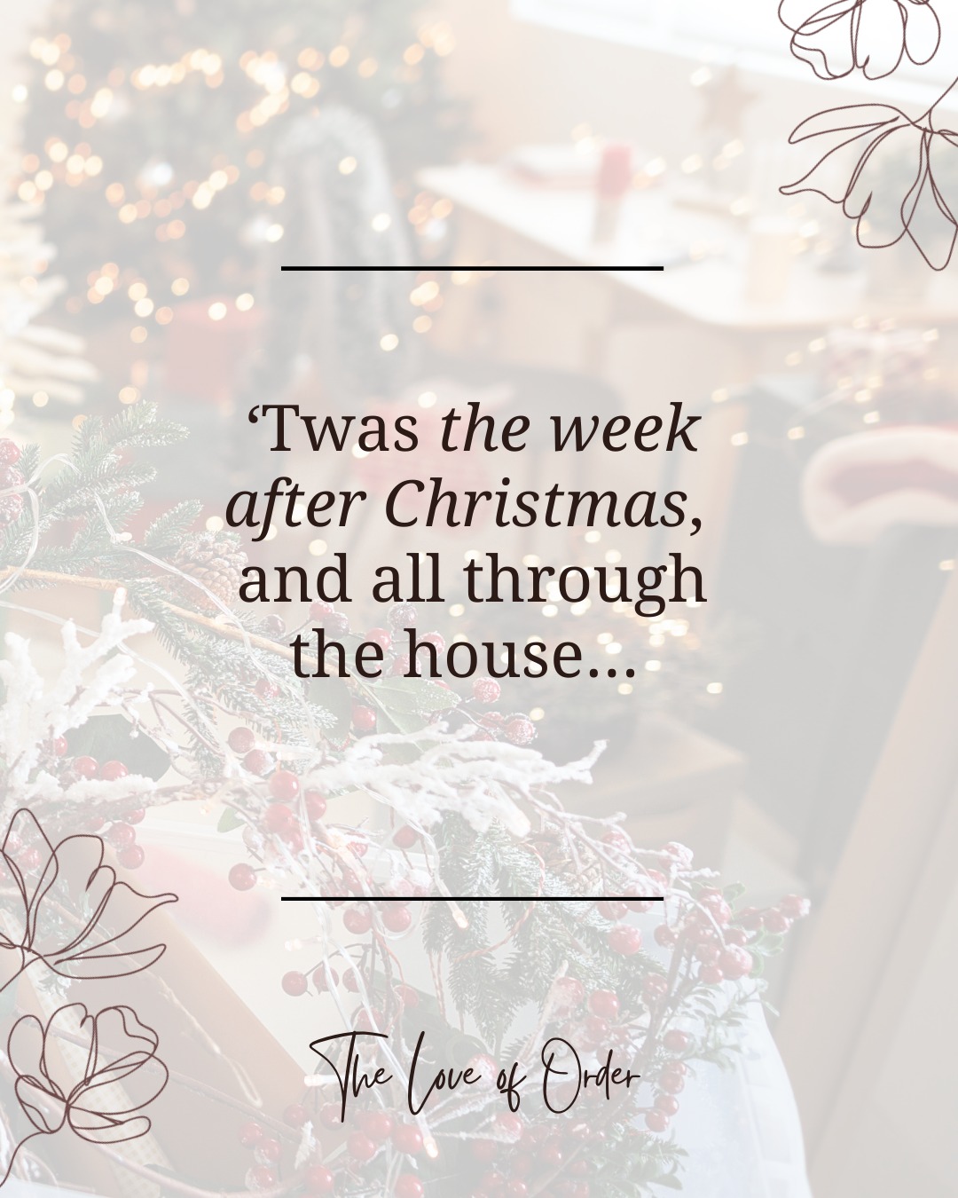 Don't let the leftover holiday mess steal all the lingering joy & magic. Let the Love of Order handle the pack away so your home feels calm, refreshed, and ready for a fresh start in the New Year! ✨
It's not too late to book our Holiday Pack Away Service! All your holiday decor taken down, handled with care, packed away strategically, and ready for easy decorating next year! DM for more info or to schedule your session!