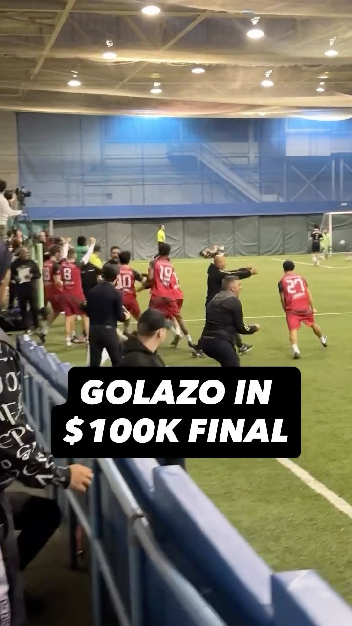 WHAT A GOAL! Crusaders up 1 in the 100,000$ game
Leaford Allan with the goal