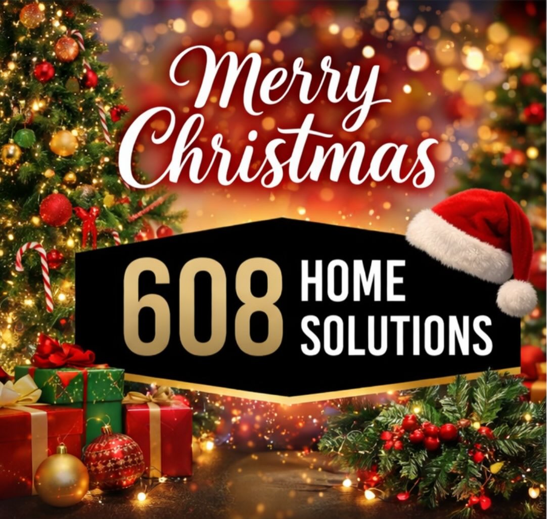 Merry Christmas from 608 Home Solutions! We hope you have a great day filled with family, joy, and Christmas spirit!