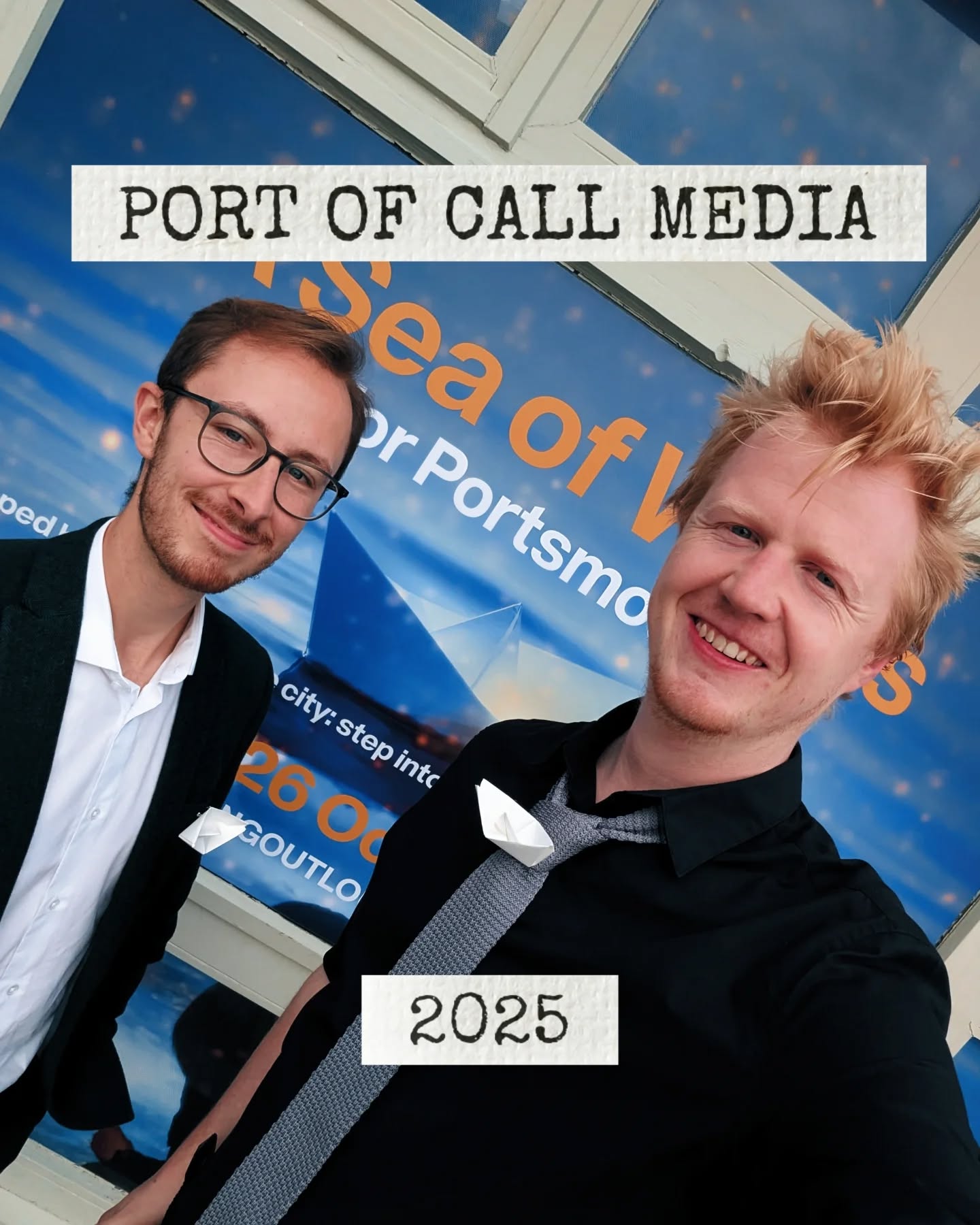 Tree-People, Robots, Oysters and a million and one coffee meets.
2025 was a year of adventures for Port of Call Media, and the next twelve months are set to be even bigger.
We started this year as a boutique studio with strong local roots, and ended it with a national reach for work we couldn't have imagined.
This is our moment to remember the year gone, and give thanks to our clients, collaborators, family and friends who have supported us throughout.
Your backing and trust means more than you can know.
Happy New Year! 🎉
- Tom & Alex
Port of Call Media, 2025.