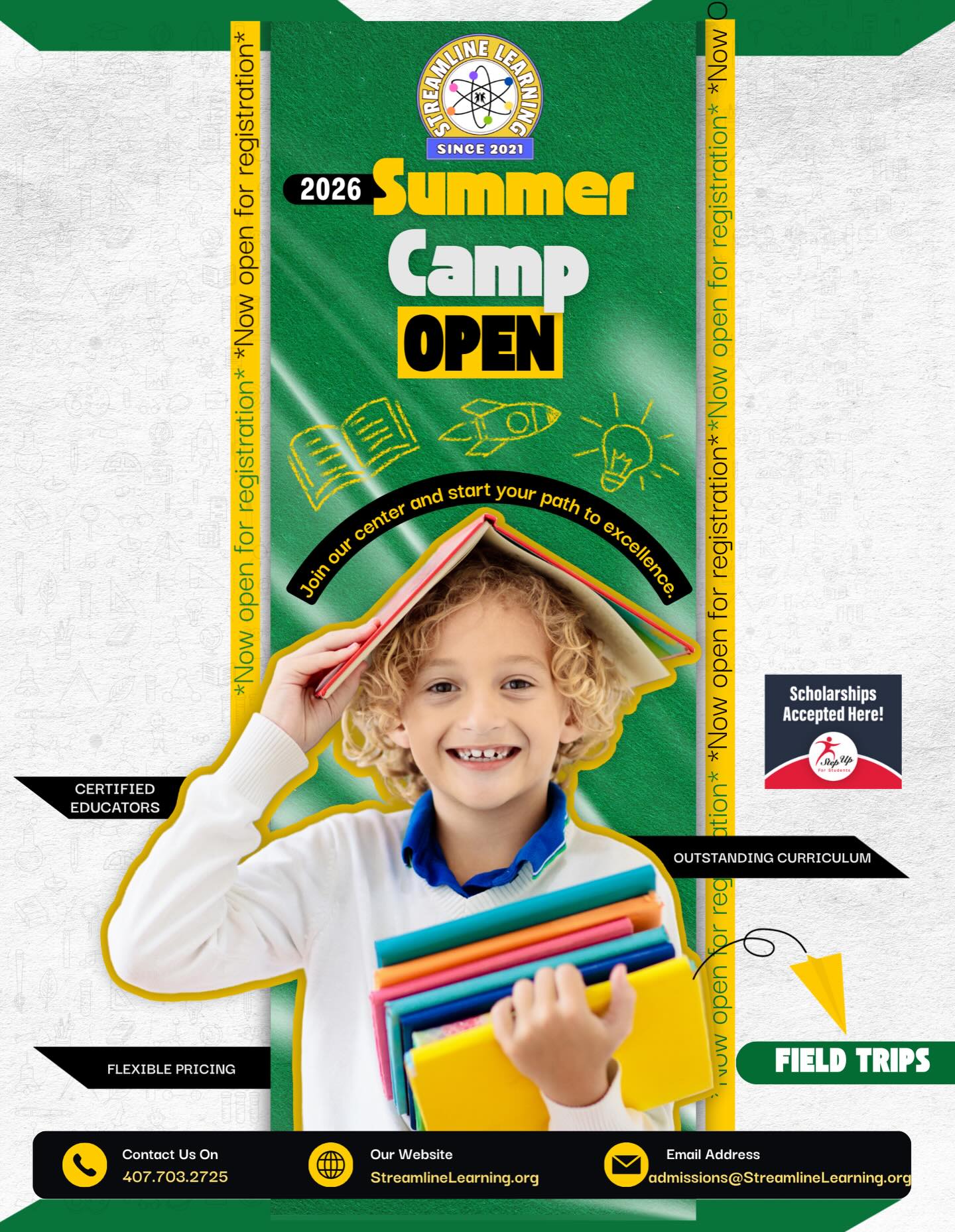 SUN + SKILLS = THE BEST SUMMER EVER ☀️🚀
This isn’t just a camp… it’s where confidence grows, creativity explodes, and friendships last way beyond summer 💡🎨
From STEM experiments to real-world life skills, your child won’t just stay busy — they’ll LEVEL UP.
👧🏽👦 Ages 6–14
🎯 Fun + Learning (yes, both!)
⏳ Limited spots — and they go FAST
👉 Ready to give your child a summer they’ll actually remember?
Register at StreamlineLearning.org
Early Bird Special Code: summer30
#StreamlineLearning #SummerCampVibes #KidsWhoLearn #FutureLeaders #STEMKids #CreativeKids #LifeSkillsForKids #Summer2026 #LearningIsFun #ParentWin #OrlandoParents #ApopkaFL #ApopkaMoms #ApopkaKids #CentralFloridaFamilies #OrlandoKids #FloridaParents #ApopkaEvents #OrangeCountyFL #SupportLocalFL
