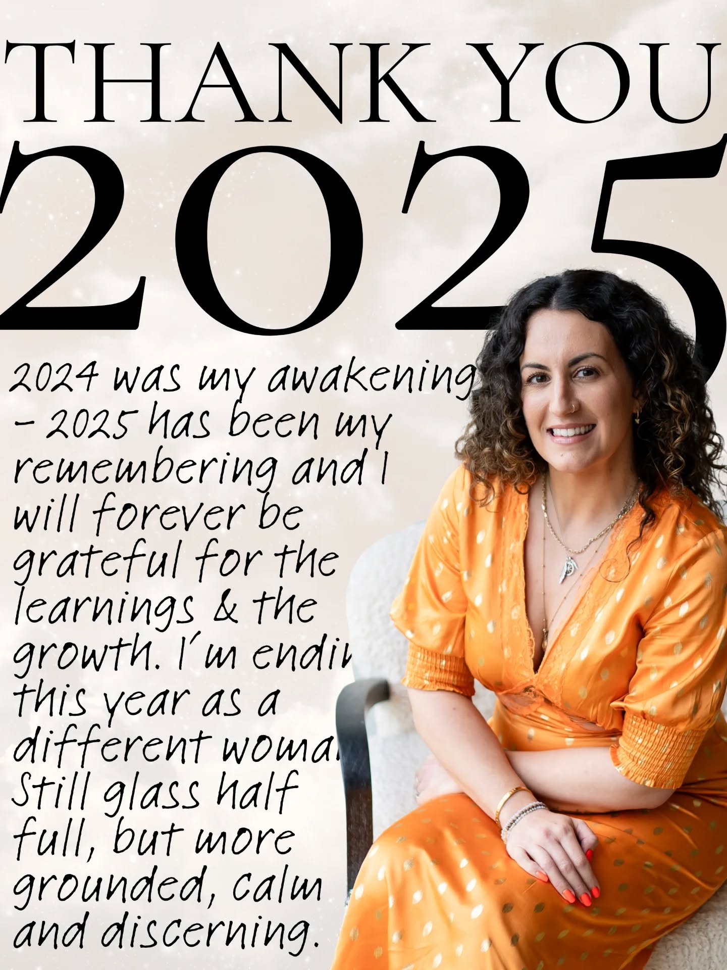 When I say create for you - this is what I mean. Free scribing / journaling / mindful reflecting over my last year has been incredibly invigorating.
I would love to know if any of my own personal lessons resonate or hit home for you too?
Take some time to reflect over all the lessons 2025 has brought for you. There are always things to learn, you just need to silence the noise enough so you can hear your soul whisper.
Happy last day of 2025. Let it be grounding, fizzing with exciting energy and full of positive reflections.
Lots of love,
Dani x