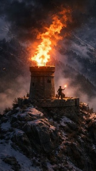 The beacons aren't lit? #tolkien #lordoftherings #lotr #gondorcallsforaid #beyondthebrandywine