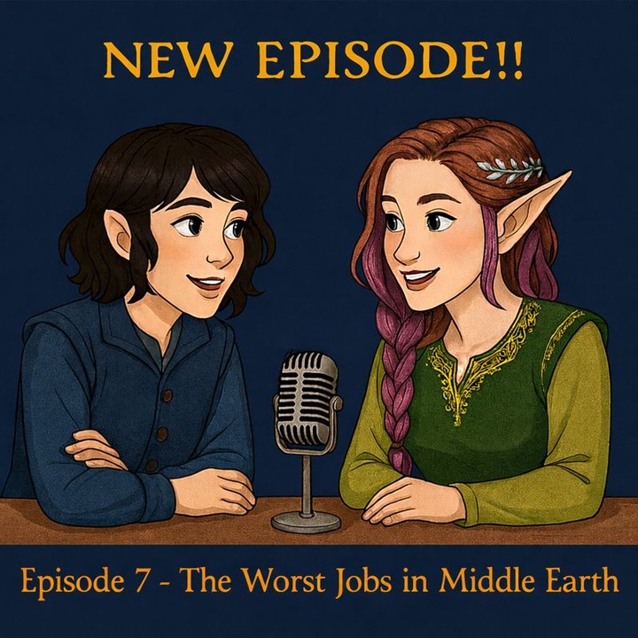 It's Tuesday - so that means a new episode of Beyond the Brandywine! Ever wonder what it would be like to be a hobbit postman, or survive the deadly the mountain patrols past Shelob's lair? What about what it's really like to work for Barliman Butterbur? Or how about if you had to make a fleet of thousands of ships doomed to failure and alter the very nature of the universe?
Check out Episode 7 - the Worst Jobs in Middle-Earth. Available on Spotify, Apple Podcasts, YouTube, or wherever you get your podcasts.