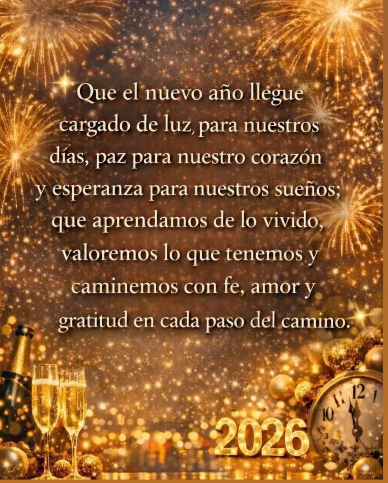 Para todos mucha Salud en el 2026. 🙏❤️ es el deseo de los Voluntarios de la Fundación Clarita 😍