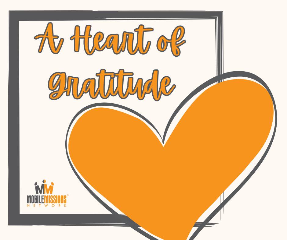 A Heart of Gratitude/End of Year Giving/What's Ahead