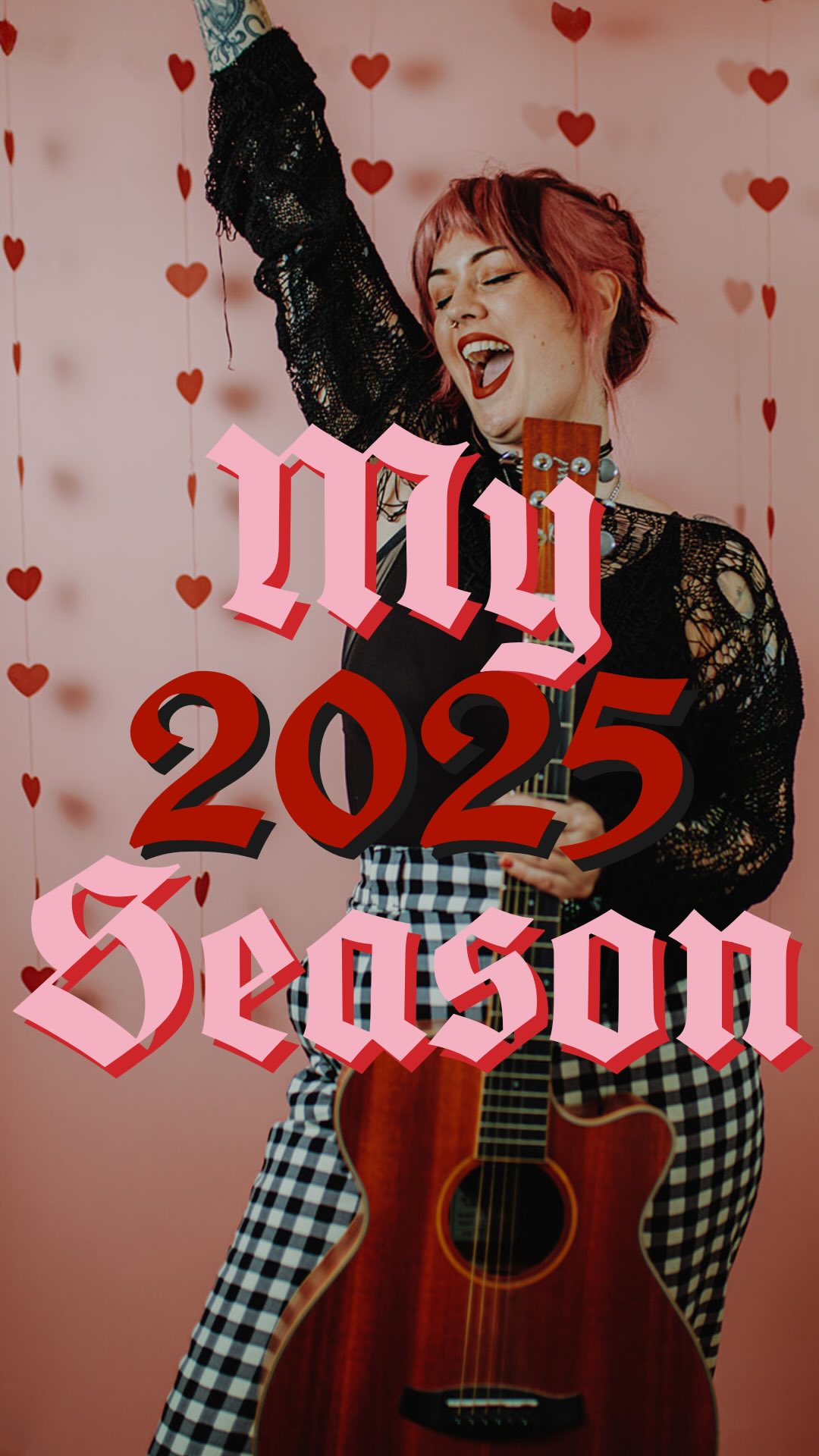 What a YEAR
87 gorgeous weddings and events 💒
MANY miles 🚗
1 sold out 7 date headliner tour 🤯
Lots of dog pats 🐕
Tears at basically every ceremony 🥲
My first year of doing basically no public gigs (except the tour) and the most amount of weddings I’ve ever taken on in 1 calendar year 🤘🏼
THANK YOU SO MUCH to everyone who has booked me, streamed my music, come to a tour date or even just sent a message of support. It all means the world. ♥️ I only went full time in Jan 2023 after being signed off with stress from teaching so to be where I am now 3 years later is amazing. I’m so proud of myself.
There have been some big changes this year, in my business and life! Leaving @altweddingfair was real sad but I’m so excited to see them flourish. I wouldn’t be where I am without Katie and Rosie and I also wouldn’t have met the love of my life.
A HUGE shoutout to my incredible partner @__rory.gibson who I met at the start of this year and has supported me endlessly. He’s driven me hundreds of miles, cooked for me when I have no energy left, printed and cut out (kinda wonky) bingo cards, kept me company on overnight stays and made me feel loved like I never have before. This year was very different because of him and I’m so excited for 2026 and all our next adventures together!
Here’s to 2026…🎆
Another tour! (Get your tickets now hehe)
2 destination weddings
85 more incredible weddings
Many more wedding inappropriate songs 🤘🏼