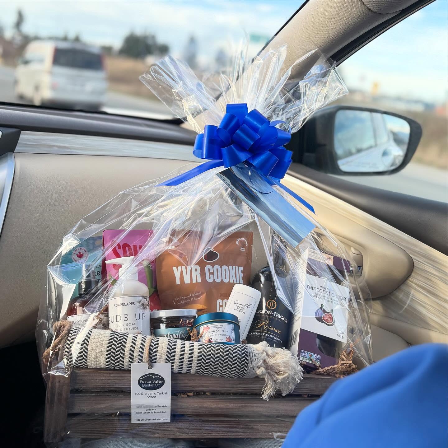 A little full circle moment today.
The Bradner gift basket delivered to someone on Bradner Road 💙
Packed with BC made goodies and thoughtfully curated for any occasion. I love when a delivery lines up just right.
#FraserValleyBasketCo
#BCMade
#ShopLocalBC
#SupportLocalBusiness
#Abbotsford