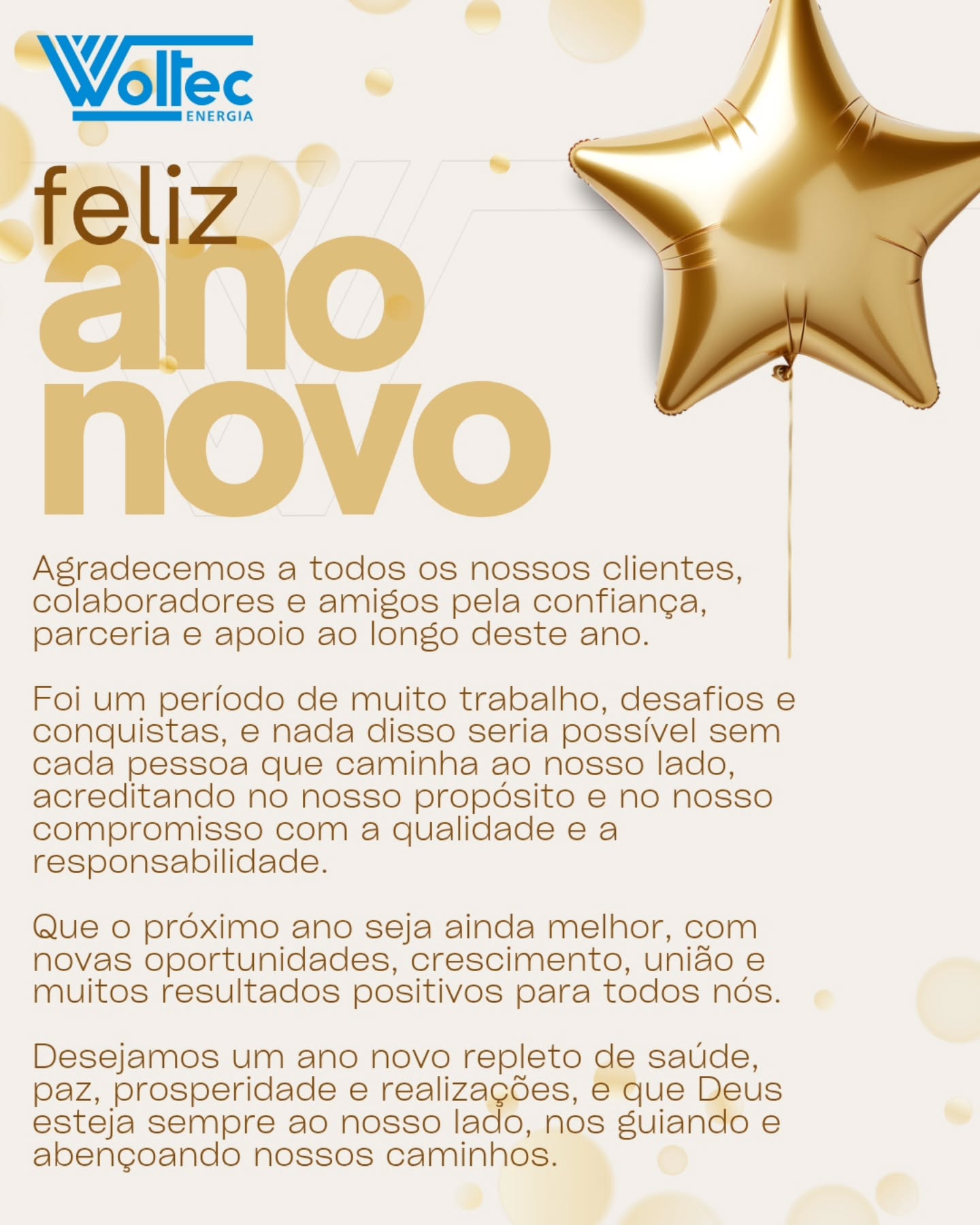 A nossa equipe deseja a todos um feliz ano novo!