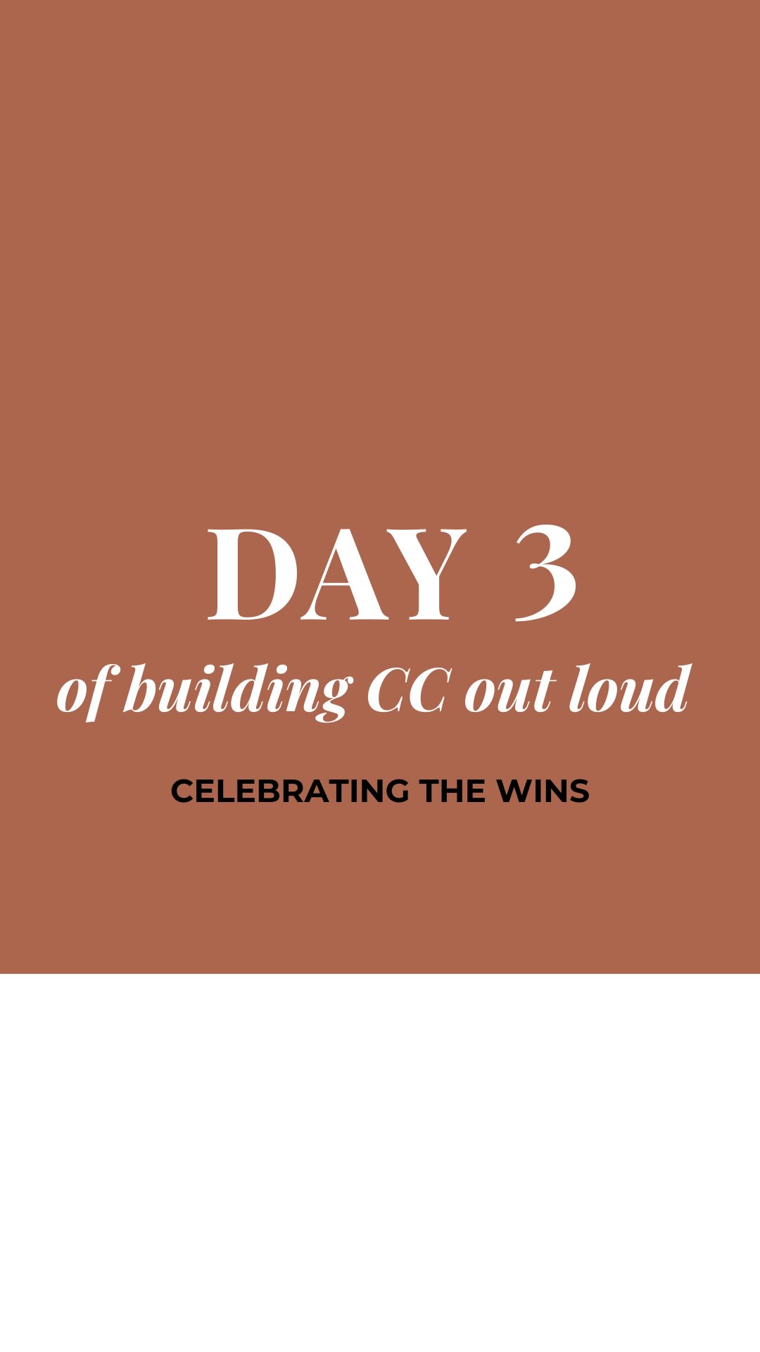Day 3 | Celebrating the wins 👏🏽
Building out loud means sharing the hard days 𝘢𝘯𝘥 the moments worth celebrating!
One of my biggest wins this year?
Finding a true home base for CC at the Scrap House 🤍 @bootscrap
Being surrounded by other creatives has been a huge motivator, and having real separation between work and life has changed everything.
I love having a space to meet clients, focus, collaborate, and let new ideas take shape… and I can’t wait to see how the energy in this space continues to push us forward!
What’s one win, big or small, that you’re celebrating right now? 👇
#BuildingABusiness #CreativeCommunity #EntrepreneurJourney #SmallBusinessOwner
#ContentCreation