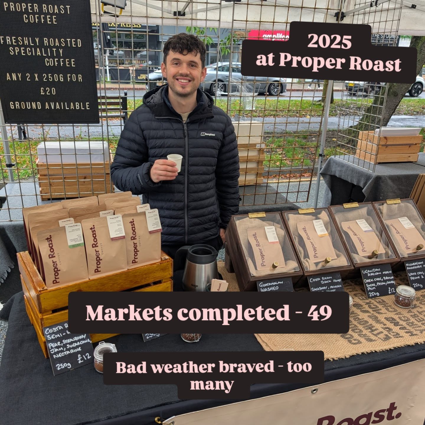Thank you for a great 2025....
Roll on 2026 let's hope for an amazing year.
properroastcoffee.com
