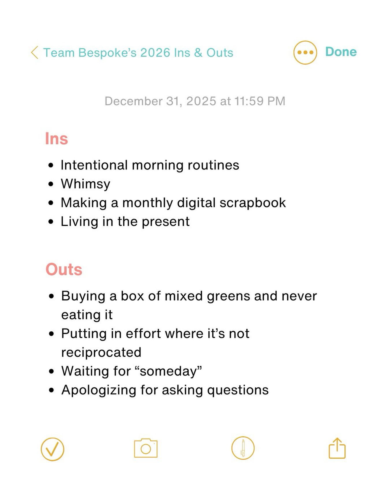 Saying goodbye to 2025 and looking ahead ✨
Before the clock strikes midnight, here are our team’s Ins & Outs heading into the new year. What’s staying and what’s going for you in 2026?
