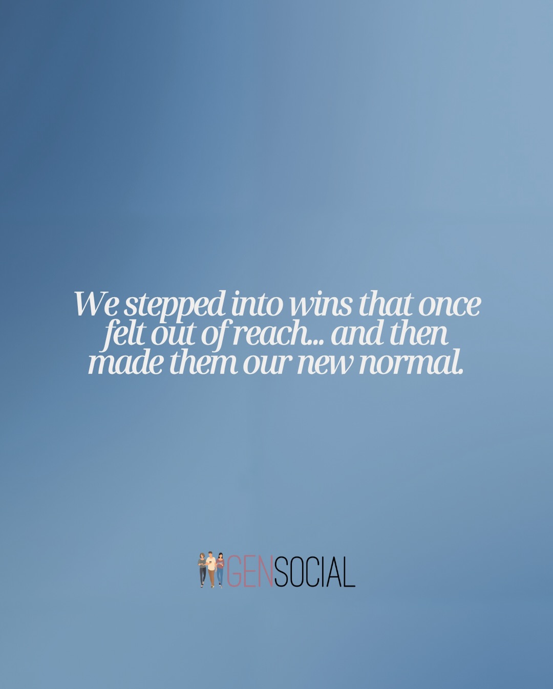 The next era of GENSocial?
· Bigger energy
· Cleaner strategy
· Growth that feels inevitable
We’re building smarter, showing up stronger, and stepping into a year that already feels different.
Create with us! DM us to find out more.