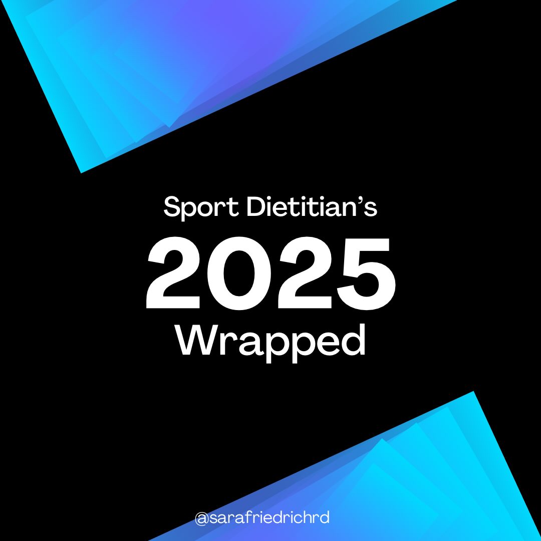 My 2025 Wrapped 🎧
A year of quieter running routes, better fueling, fewer injuries, and a lot of myth-busting along the way.
This year reinforced what I see every day in practice and experience as an athlete:
Performance improves when food is supportive, fueling is intentional, and success isn’t measured by body size.
Looking forward to a year of more carbs. More energy. More curiosity. And flexibility in fuelling, training and life 💛
#sportdietitian #fuelyourbody #nutrition #sportnutrition #enduranceathlete