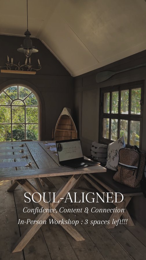 My next Content Creation + Connection Day is on Monday and I have 2 spaces left if anyone would like to join us ✨
💖 Monday 5th January
✨10-2pm
💫The Yurt, Oxfordshire
Soul-Aligned Socials reset for 2026 - Energy alignment & intention setting to prepare you for another year online.
+ Instagram workshop for any hands on support plus a guided content creation opportunity so you leave with a fresh bank of content to use!
£59
If you can't make this date but would like to find out about the next one - drop me a message 😘
#IntimateEvents #SocialMediaWorkshop #ConfidenceClarity #ContentWorkshop.#VideoTutorial #InstagramMentorship