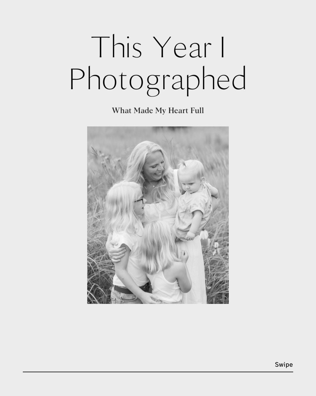 To every client I photographed this year…
Thank you for: Wrangling your kids into coordinating outfits, trusting me with your most precious people, showing up even when life felt chaotic, investing in memories that will outlast us all and laughing with me when nothing went according to plan, but made your session even more perfect!
You didn’t just book a photographer, you invited me into your family’s story.
Here’s to more beautiful, messy, perfectly imperfect moments in 2026 🤍
Green Bay Photographer, Family Photographer, De Pere Photographer, Door County Photographer, Motherhood, Family Session