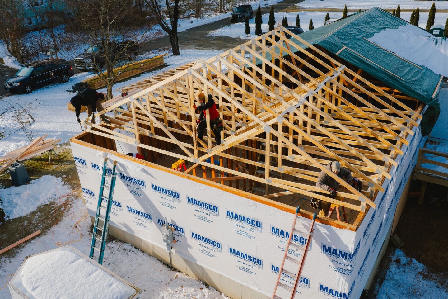 📸Steady progress, one phase at a time.
This home is moving forward with a new addition, a full second floor, all-new windows and siding, and a complete interior gut and renovation. Nothing rushed — just careful planning, quality craftsmanship, and progress you can see taking shape.
➡️Swipe through to follow the build as it unfolds.