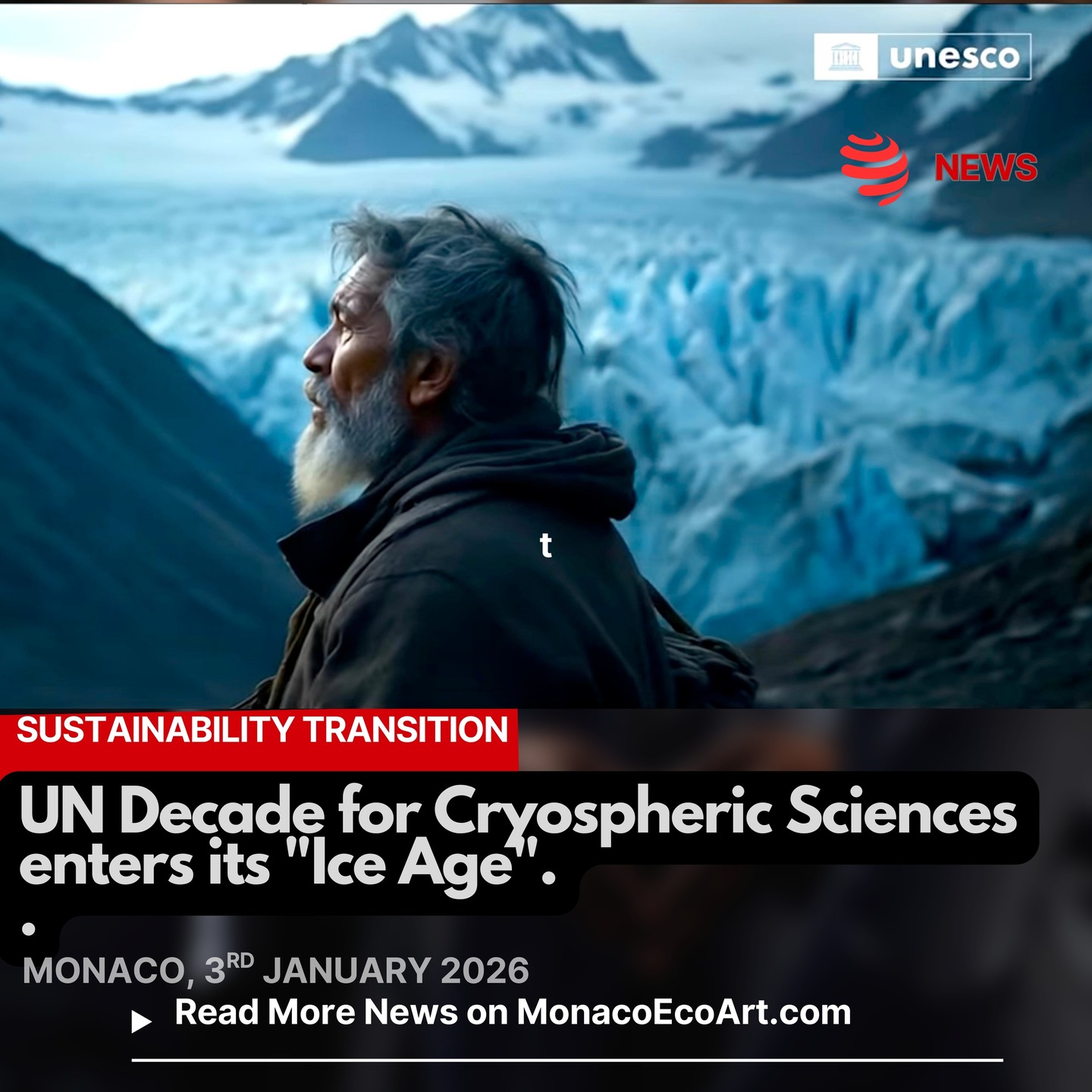 ✒🇲🇨 MONACŒCOART®
❄️🌡️ SUSTAINABILITY TRANSITION
🇬🇧🇺🇸 UN Decade for Cryospheric Sciences enters its "Ice Age".
🇫🇷 La Décennie des Nations Unies pour les Sciences Cryosphériques entre dans son « Ère Glaciaire ».
🇮🇹 Il Decennio delle Nazioni Unite per le Scienze Criosferiche entra nella sua "Era Glaciale".
🇪🇸 La década de las Naciones Unidas para las ciencias criosféricas entra en su "Edad del Hielo".
Read the full text of the article at: www.monacoecoart.com
#conservation #climate #mitigation #adaptation #action #sea #ocean #science #energy #research #philanthropy #decision #makers #change #ecosystems #investment #global #cryosphere #ice #glacier #north #south #pole #level #rise #warming #albedo 📸 © @unesco - @fondationprincealbert2 @fpa2canada @fpa2.italia @fpa2espana @albedocryosphere @world_meteorological_orgmsumun @scar.antarctic @iasc_arctic - Contents and Layout: © MonacoEcoArt.com