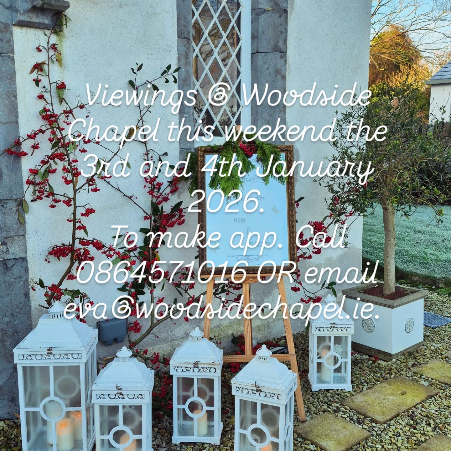 A unique church venue for your wedding ceremony in county Louth.
www.woodsidechapel.ie