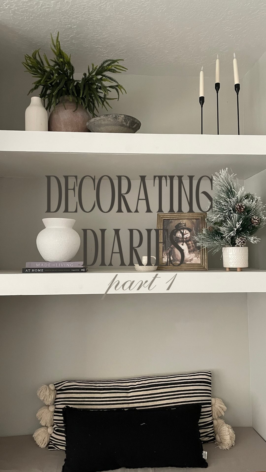 It’s called progress 🙃
•
•
•
•
•
#toddlers #homedecor #interiorstylist #winterdecor #wheresthesnow