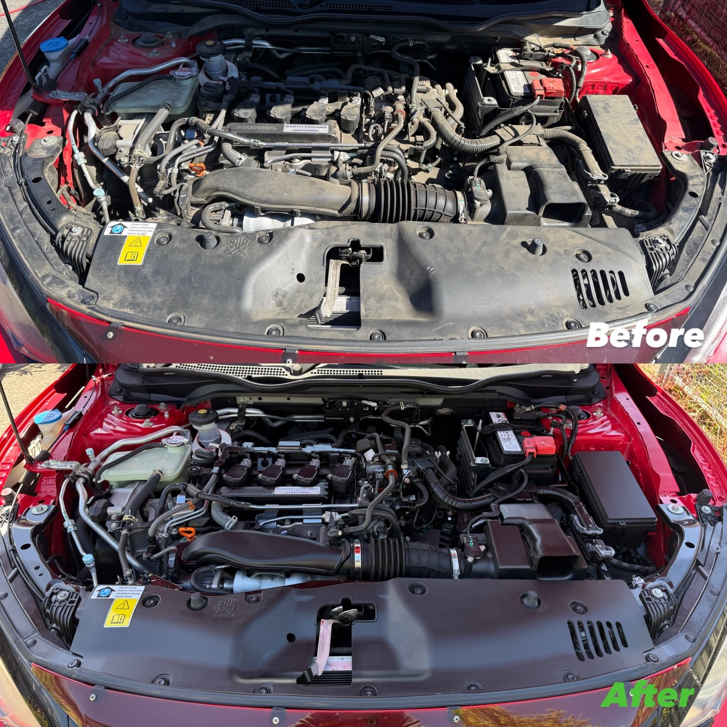 This Engine Bay Detail is an add-on service that we offer in addition to some of our popular solutions such as Advanced & Interior details. It helps provide benefits such as identifying oil leaks better and improving overall resale value in addition to aesthetic appeal. #mobiledetailling #hobart #tasmania #enginebaydetail