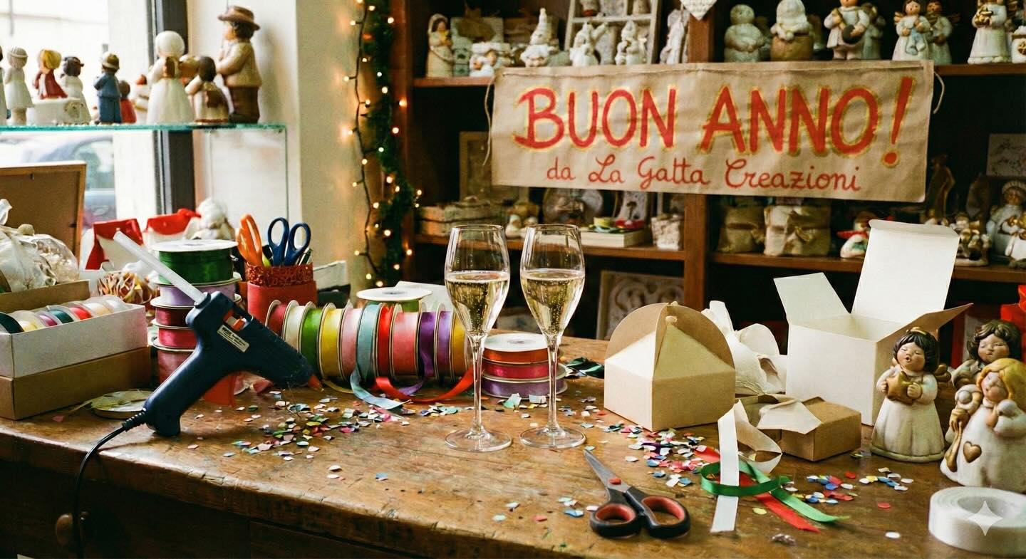 La colla a caldo è finalmente spenta e le forbici sono al loro posto.
Chiudo questo 2025 con la stanchezza “buona” di chi ha lavorato tanto. Grazie a chi è passato in negozio, a chi mi ha dato fiducia e a chi sostiene le piccole realtà artigiane ogni giorno. Niente discorsi lunghi: apprezzo davvero ogni singolo ordine, dal più piccolo al più grande.
Buon 2026 a tutti!🥳
La Gatta Creazioni 🥂
#artigiano #annonuovo #2026 #bottega #venezia