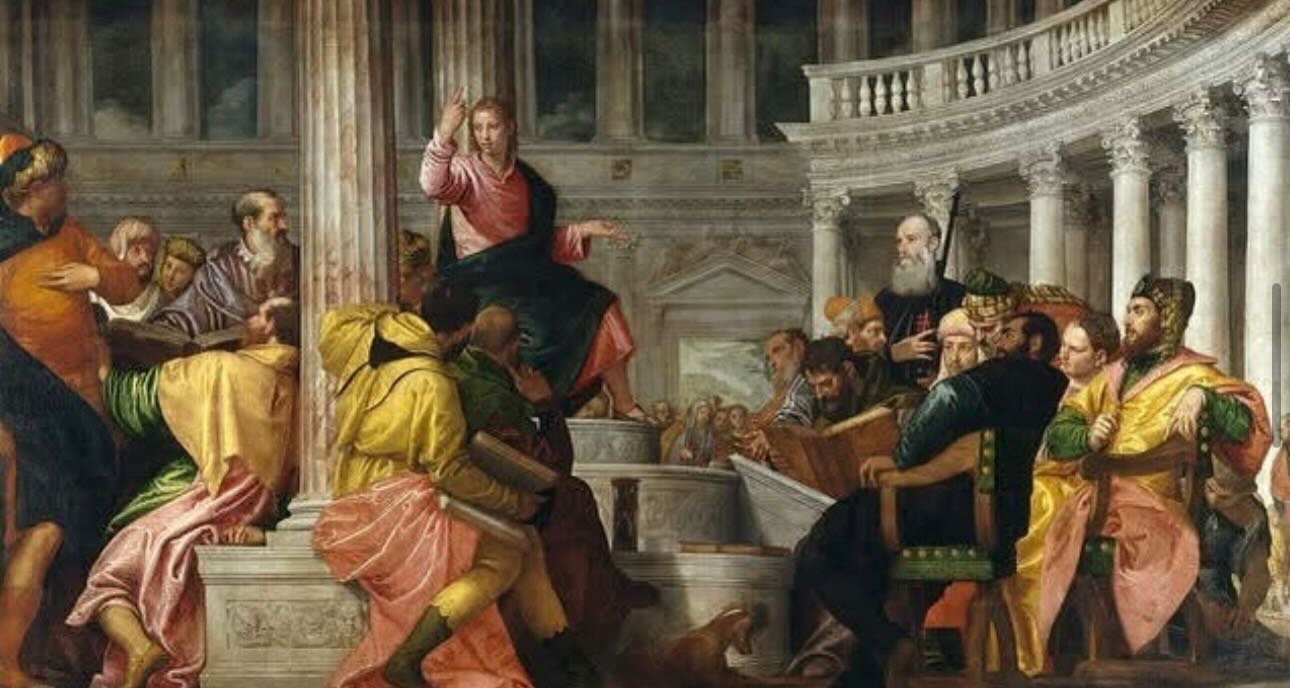 Lecture de l’Évangile pour le Deuxième Dimanche d’Hiver
Après être retournés en Galilée, ils arrivèrent dans leur ville de Nazareth. Et l’enfant grandissait et se fortifiait, rempli de sagesse, et la grâce de Dieu était sur lui. Chaque année, ses parents se rendaient à Jérusalem pour la fête de la Pâque. Lorsqu’il eut douze ans, ils montèrent à Jérusalem pour la fête, selon leur coutume, et retournèrent après la fin des jours de la fête. Mais, pensant qu’il était dans leur compagnie, ils firent une journée entière de route, cherchant parmi leurs parents et leurs connaissances. Ne le trouvant pas, ils retournèrent à Jérusalem pour le chercher. Après trois jours, ils le trouvèrent dans le temple, assis au milieu des docteurs, les écoutant et leur posant des questions. Tous ceux qui l’entendaient étaient frappés de la sagesse de ses paroles. Et lorsqu’ils le virent, ils furent stupéfaits, et sa mère lui dit : « Mon enfant, pourquoi nous as-tu fait cela ? Ton père et moi te cherchions, pleins d’angoisse. » Il leur répondit : « Pourquoi me cherchiez-vous ? Ne savez-vous pas qu’il me faut être chez mon Père ? » Mais ils ne comprirent pas ce qu’il leur disait. Puis il descendit avec eux à Nazareth.
Image : « Jésus parmi les docteurs » de Paolo Véronèse, vers 1560.
#eglisegnostiqueapostolique