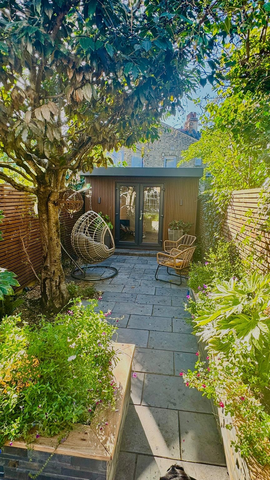 3 months from first design meeting to completion of landscaping work. Reclaimed paving, restored fence, new garden room and 100 plants. From sad, unused awkward backyard (17m long x 3.6m wide!) to well proportioned, inviting zoned garden with lush planting, comfortable sitting and glorious shade for hot summer days. #gardendesign #plantingdesign #urbangarden #gardentransformation #familygarden Huge thank you to my clients, Melissa and Matt for@sending the video over :)