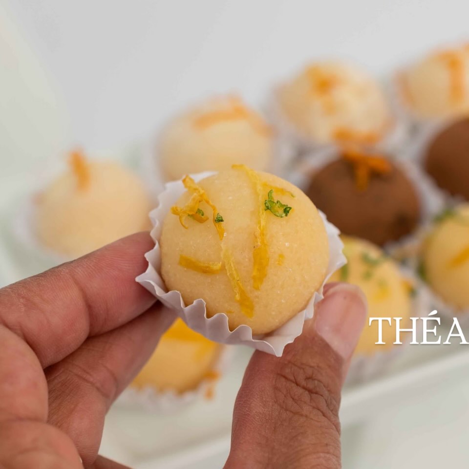 Brigadeirinhos de Limão Sicíliano