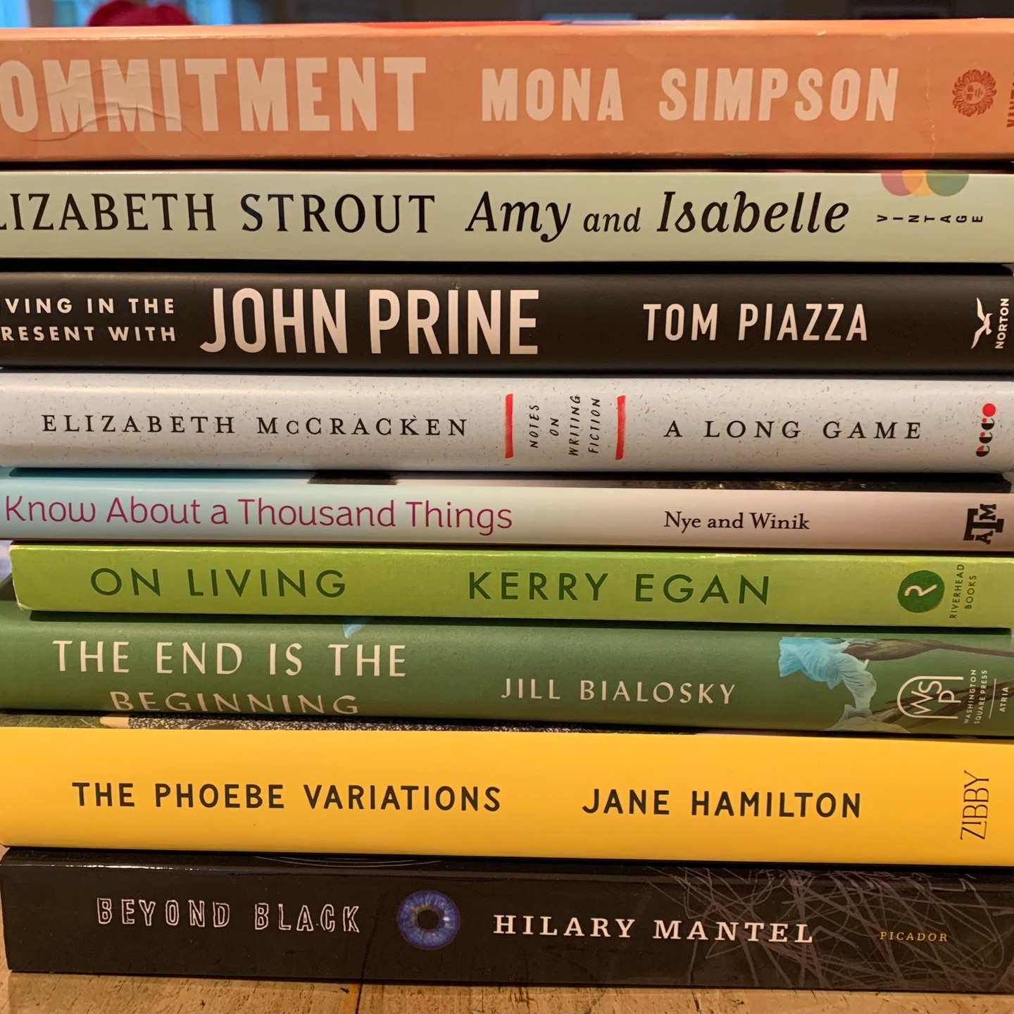 My 2025 list. A few of these books changed my life. I found a pearl of wisdom that I needed in that moment, maybe for my writing or life or for a friend or fellow literary traveler. That’s how reading works for me, which is why it is so precious. And sacred.
NOVELS:
Happy New Years by Maya Arad
The Wildes: A Novel in Five Acts by @louisbayardwr
I’ll Be Right There by @amybloom
The Anatomy of Exile by @zeevabukai
Clutch by Emily Nemens
Lost Life by Mark Farrington
The Phoebe Variations by @janehamiltonwr
Orbital by Samantha Harvey
Small Things Like These by Claire Keegan
Heart the Lover by @lilykingb
Audition by Katie Kitamara
Beyond Black by Hilary Mantel
We Would Never Tova Mirvis
Dream State by Eric Puchner
Let’s Call Her Barbie by @reneerosen_
Swimming in Paris by Colombe Schneck
Mercy by Joan Silbur
The Last by Marisa Silver
Commitment by @monasimpsonau
Duet for One by @marthatoll
The Safekeep by Yael Van Der Wouden
The Covenant of Water by Abraham Vergase
So Far Gone by @Jesswalter
SHARP FUNNY NOVELS ABOUT THE WRITING WORLD:
The Literati by @susan_keselenko_coll
A Complete Fiction by @r.l._maize
NOVELS IN A SERIES:
Sandwich by Catherine Newman
Wreck by Catherine Newman
Liars and Saints by Maile Meloy
Amy and Isabelle by Elizabeth Strout
The Burgess Boys by Elizabeth Strout
Oh, William! Elizabeth Strout
Tell Me Everything by Elizabeth Stout
SHORT STORY COLLECTIONS:
Better Davis and Other Stories by @flipp525
Show Don’t Tell by @csittenfeld
Sad Grownups by Amy Stuber
NONFICTION:
The End is the Beginning by @jillbialosky (one of the life-changers mentioned above).
Monsters: A Fan's Dilemma by Claire Dederer
On Living by Kerry Egan
How to Lose Your Mother by Molly Jong Fast
As a Jew: Reclaiming Our Story from Those Who Blame, Shame and Try to Erase Us by Sarah Hurwitz
Songs so Wild and Blue by @paul_lisicky
A Long Game: Notes on Writing Fiction by Elizabeth McCracken (new favorite craft book).
I Know About a Thousand Things: The Writings of Ann Alejandro of Uvalde Texas, edited by Naomi Shahib Nye and @marionwinik (as bighearted as the state of Texas).
Living in the Present with John Prine by Tom Piazza