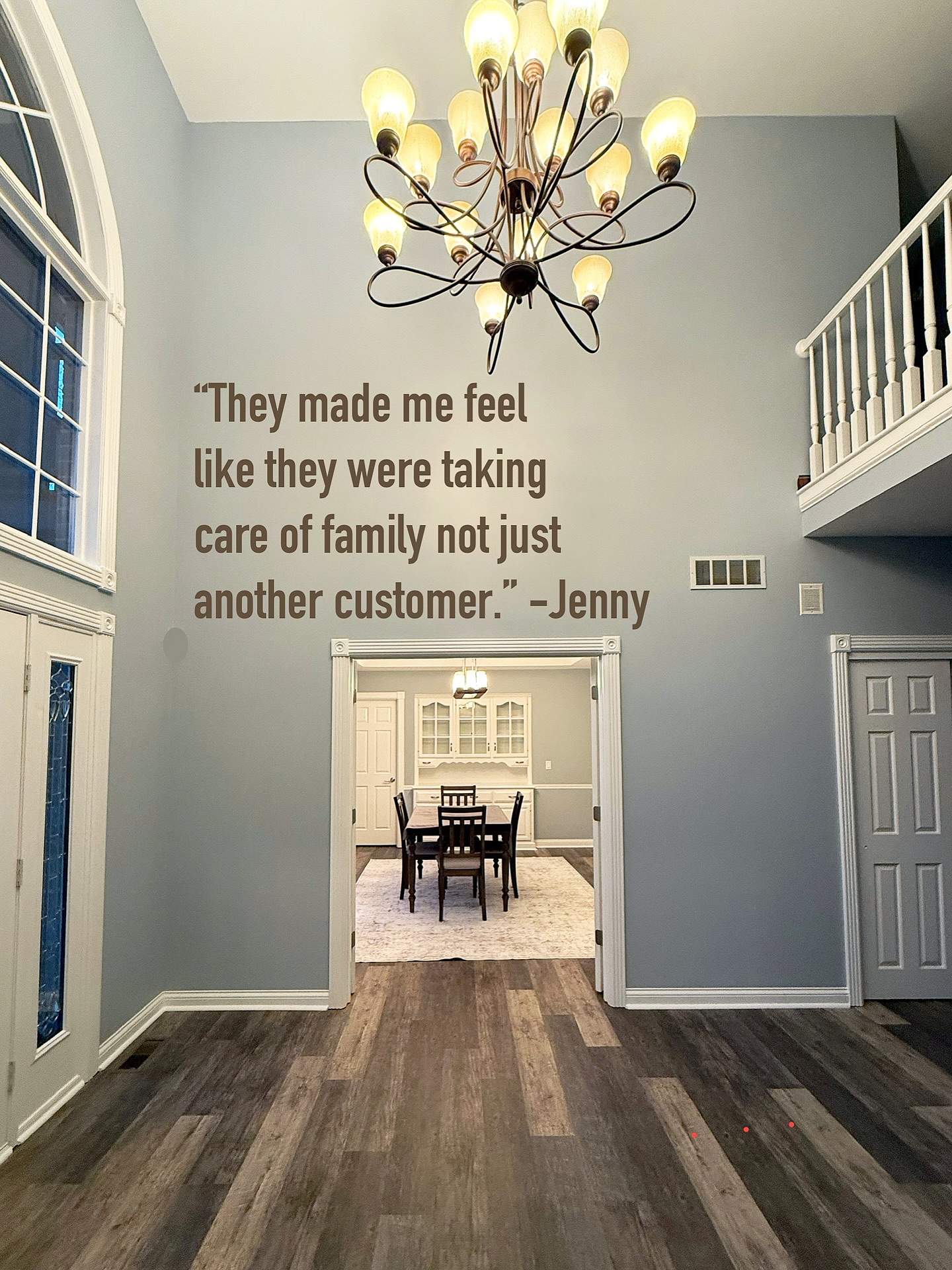 So thankful for amazing clients! This was a big job we just wrapped up on Thursday (4 days ahead of schedule!! 🙌), and Jenny has been so pleased with the results. Thankful to have the opportunity to serve our Fort Wayne and Roanoke community well. #fortwaynepainters #interiorpainting #exteriorpainting