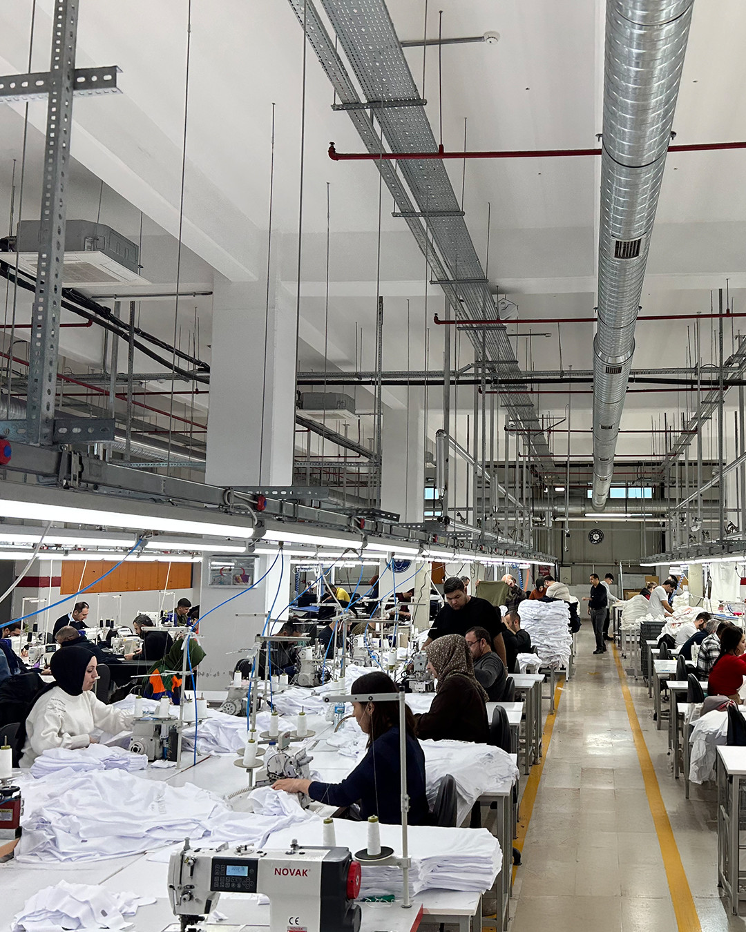 A look into our production floor in Turkey, where precision, dedication, and craftsmanship come together.
Women form the backbone of the global garment industry, and it's no different here. Their skill, discipline, and attention to detail drive quality at every stitch.
We’re proud to support an inclusive workforce and champion gender balance across all our units. Empowering through employmentSkilled hands behind every garmentA global community united by craftsmanship.
#CompassTex #compasstexproduction #EthicalFashion #TextileInnovation #SmartManufacturing #QualityInEveryThread #ModernTextileProduction #EfficientProcesses #TextileTechnology #PrecisionTextiles #MadeWithCare #BehindTheSeams #FabricEngineering #workspace #fashion #brhindthescenes