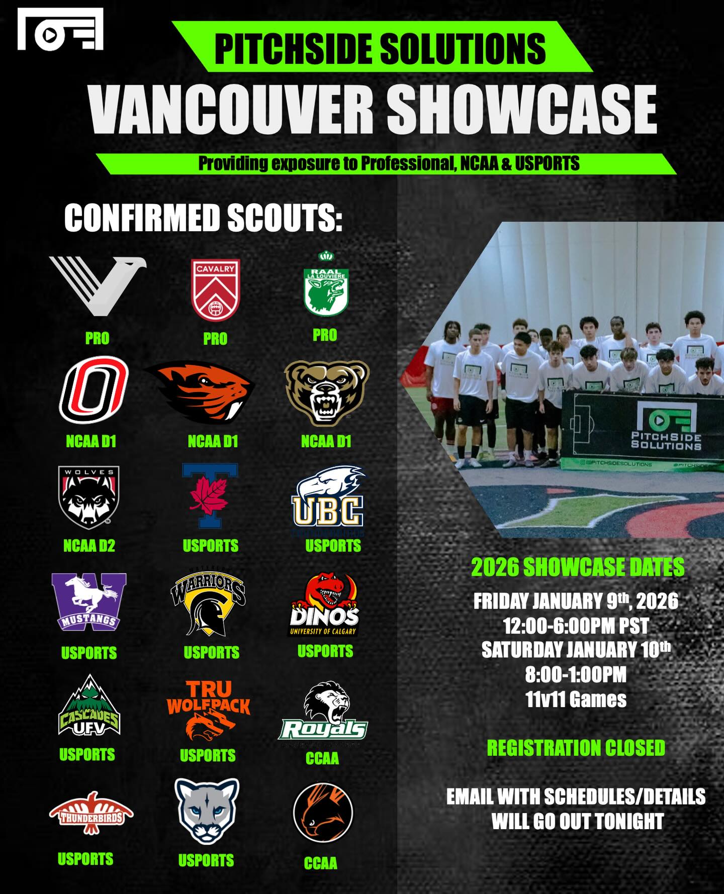 3 More Programs Added 🤩
We have CLOSED registration for our Vancouver Showcase.
