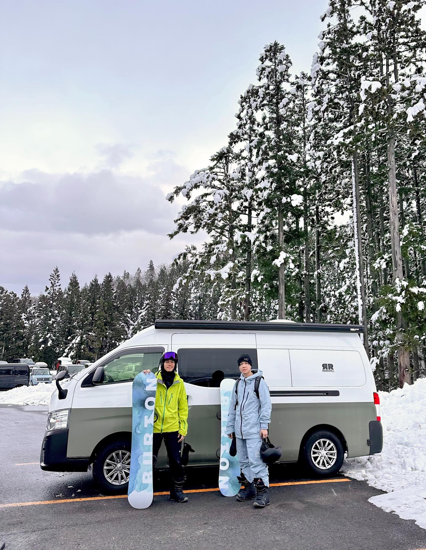✨ Thank you to our wonderful customers for sharing these beautiful photos and reviews from your winter adventure in Hakuba ❄️🏂
Seeing your snowy journey truly made our day!
At Roam and Roll Campervan Japan, we love being part of your winter escapes especially when they lead to unforgettable snowboarding trips in the mountains.
Traveling through winter in a campervan offers comfort and freedom like no other.
Enjoy breathtaking snowy drives, stop whenever inspiration strikes, and sleep just minutes from the ski resorts.
With built-in heating inside our campervans, every winter night stays warm, cozy, and relaxing no matter how cold it gets outside.
Thank you for choosing Roam and Roll Campervan Japan and trusting us to be part of your journey.
We hope the memories from Hakuba stay with you long after the snow melts.
See you again on your next adventure 🚐✨
Turn your Japan trip into an unforgettable campervan experience.
📩 Book your campervan / Contact us
👉🏻 IG: @roamandrolljapan
👉🏻 Email: support@roamandrollcampervan.com
👉🏻 www.roamandrollcampervan.com
#RoamAndRollCampervanJapan
#CampervanJapan
#Hakuba