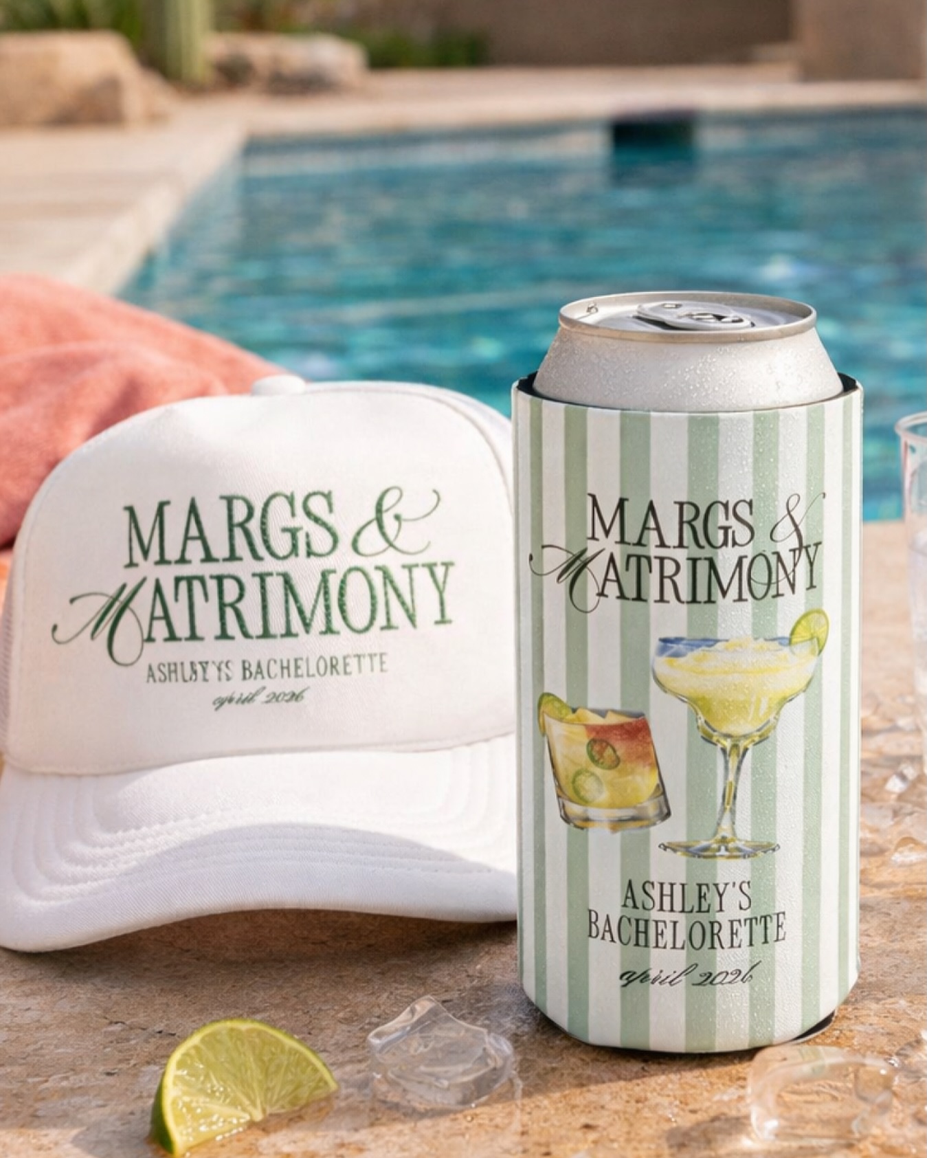 Poolside, but make it cohesive 🍋🟩🌴
Details that bring the whole bachelorette together.
Margs & Matrimony Collection now live 🤍
#bachlorette #bacholoretteparty #bacheloretteweekend #bridetribe💍 #bridetobe