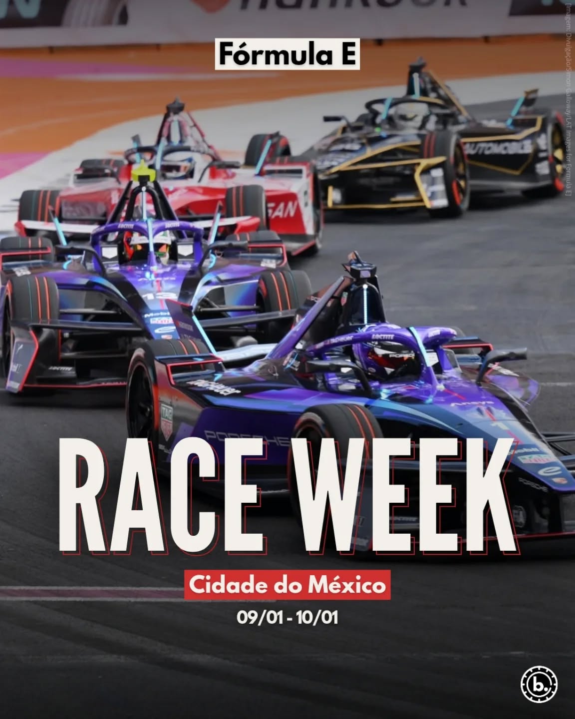 Semana de corrida entre os carros elétricos!⚡️ Entre os dias 9 e 10 de janeiro, a @fiaformulae disputa a segunda etapa da temporada, na Cidade do México. 🇲🇽
Para mais informações sobre o esporte a motor, acompanhe o @boxboxboletim 🛞
🏁🏁🏁
#fiaformulae #formulae #automobilismo #explorar #eprix