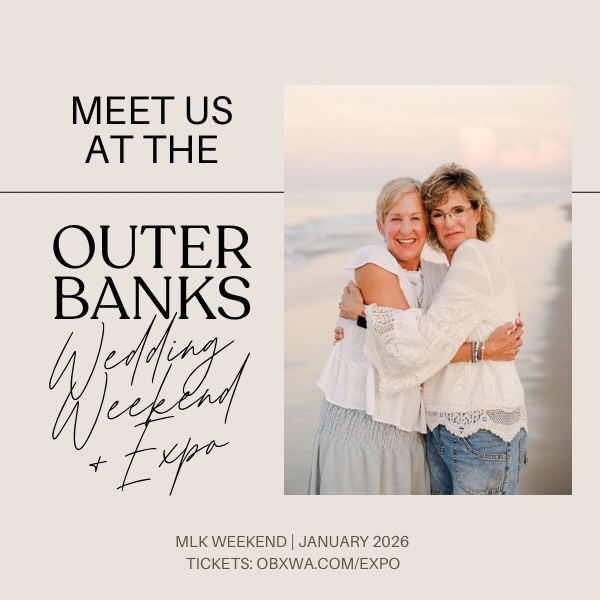 Come meet me and my sister at the OBX Wedding Weekend in downtown Manteo on Saturday and then come tour our family’s special place on Sunday. We can’t wait to share it with y’all!
Find more details and buy tickets here:
https://www.obxwa.com/expo/
#weddingexpo #obx #manteo #weddingvenue #waterfrontvenue #theknot #weddingwire #zola #herecomestheguide #2026weddingplanning